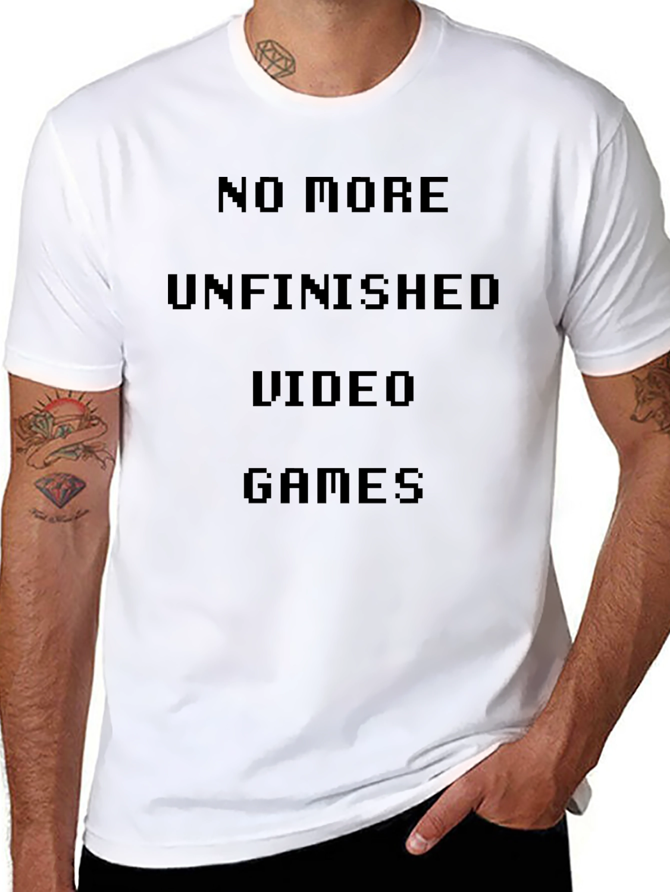 No More Unfinished Video Games T-Shirt