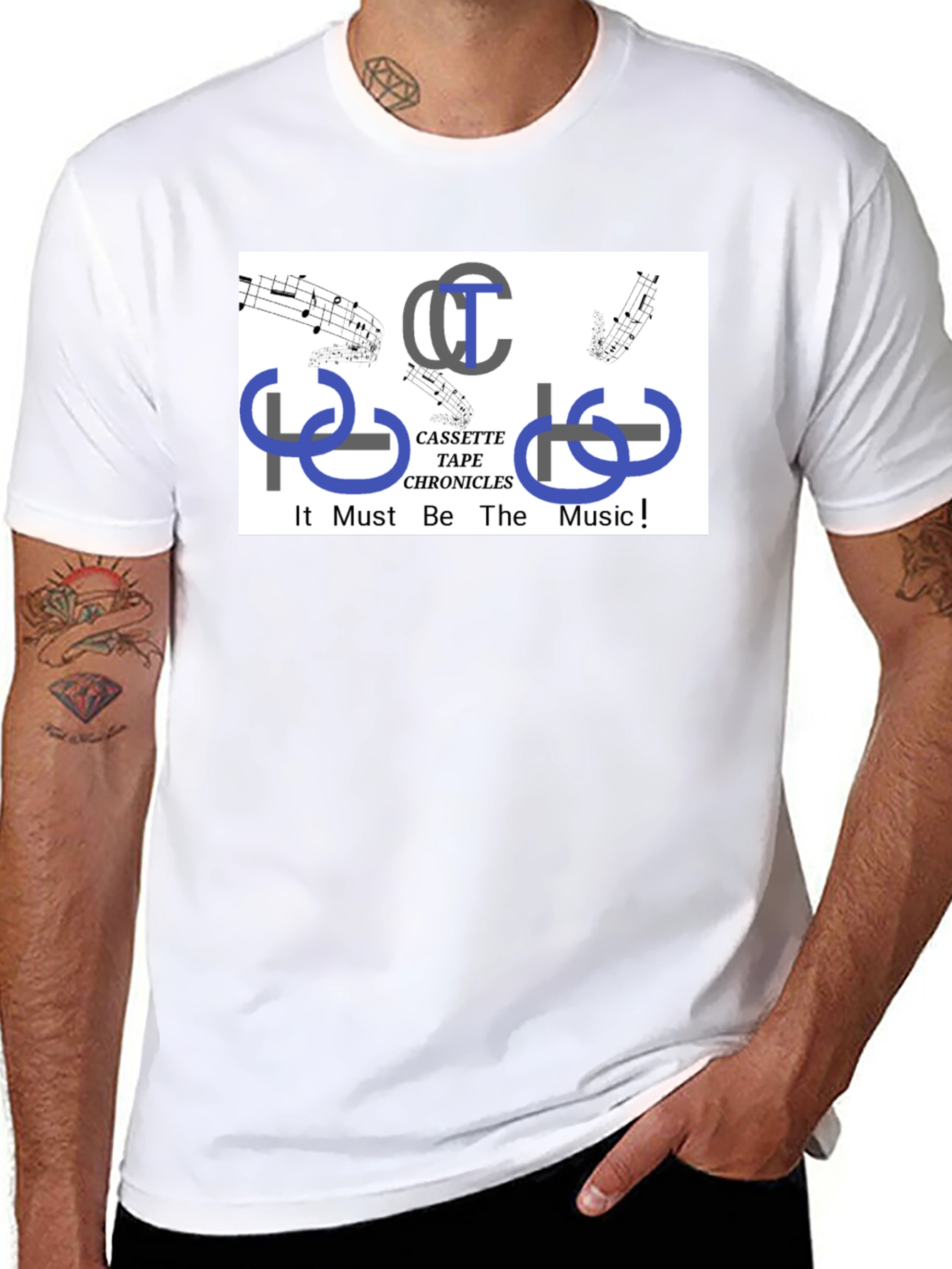 Cassette Tape Chronicles T-Shirt - Music Lover Tee