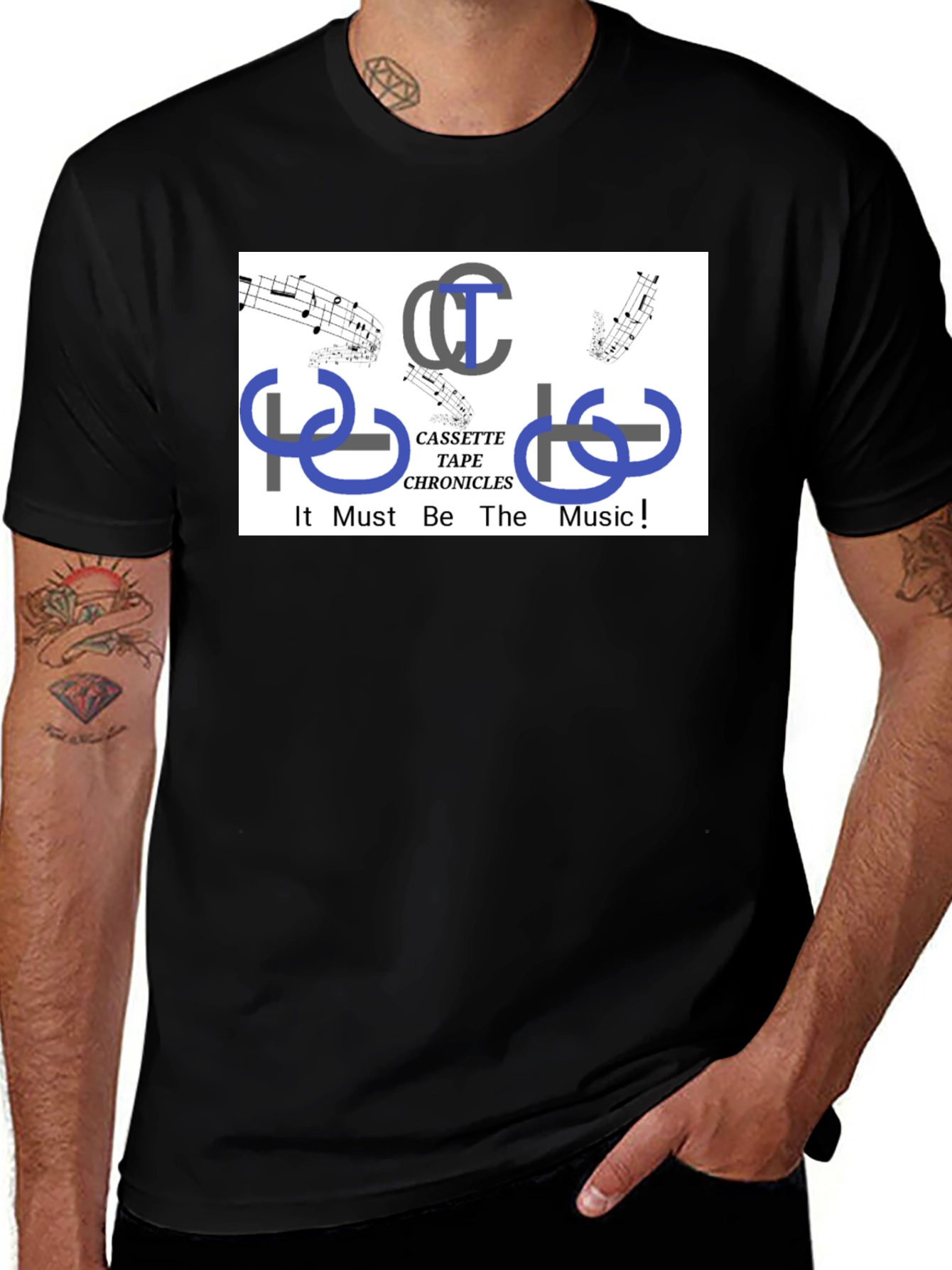 Cassette Tape Chronicles T-Shirt - Music Lover Tee