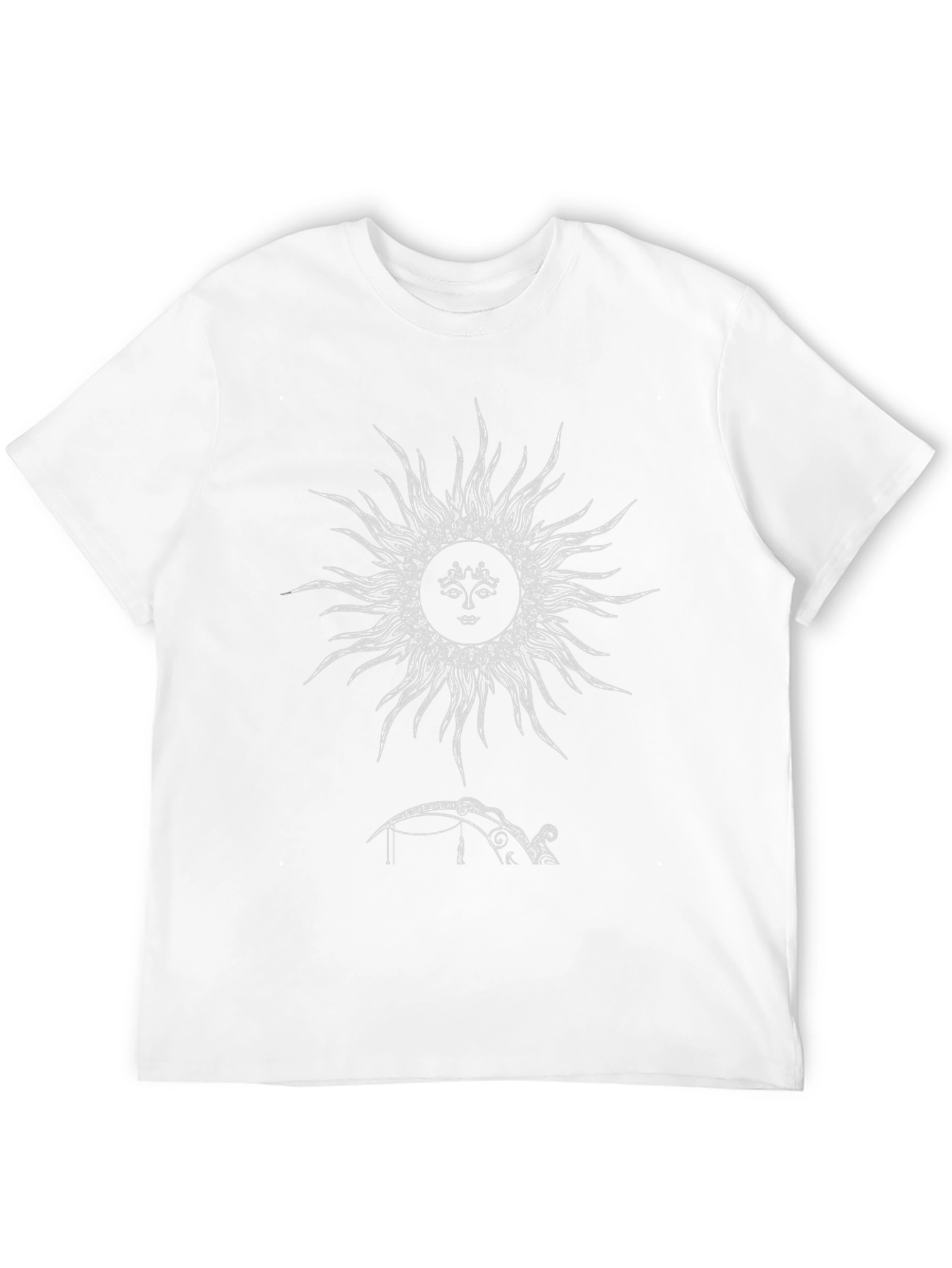 Celestial Sun Graphic Tee - Black
