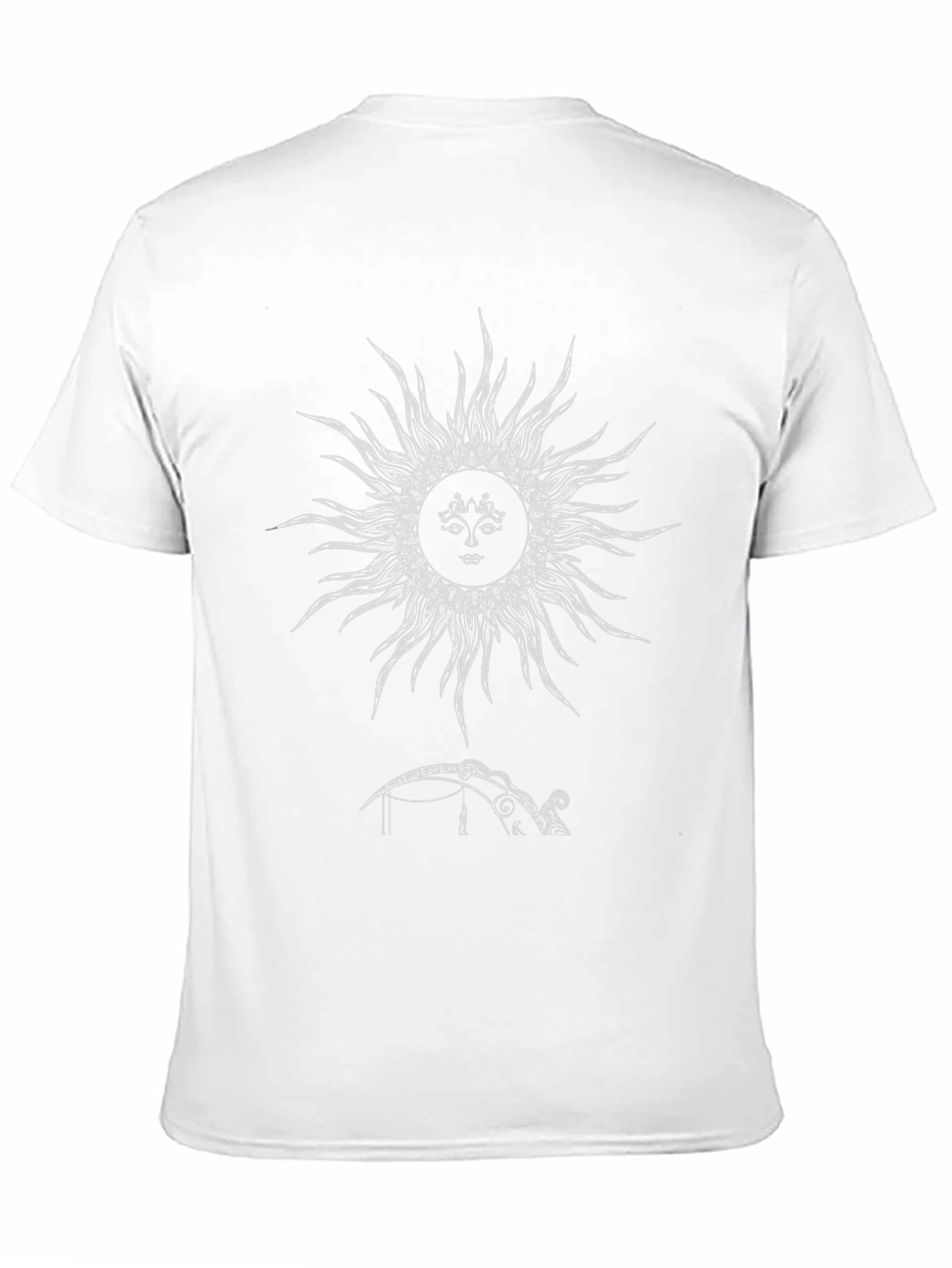 Celestial Sun Graphic Tee - Black