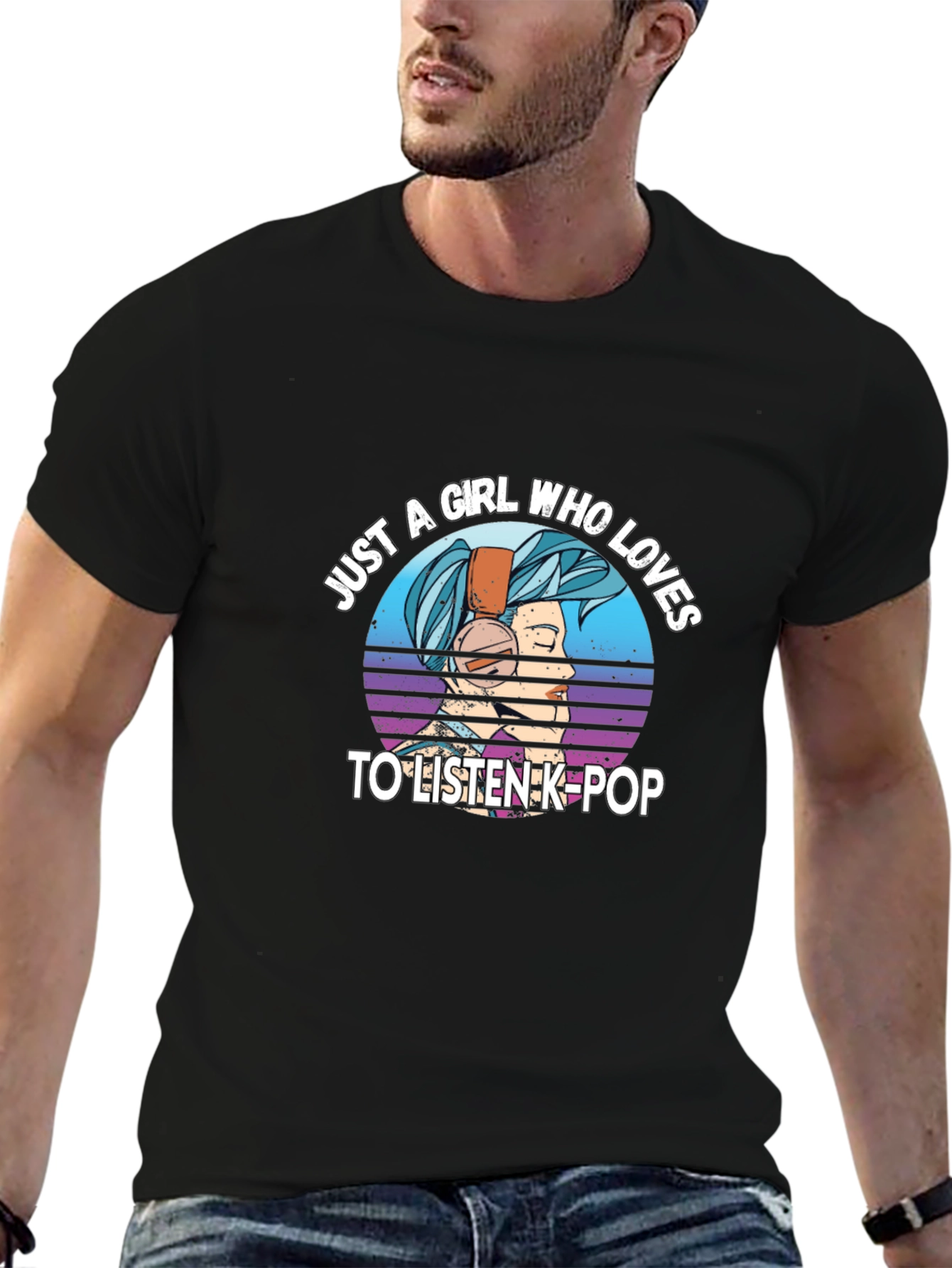 K-Pop Girls Graphic Tee - Stylish Music Lover T-Shirt