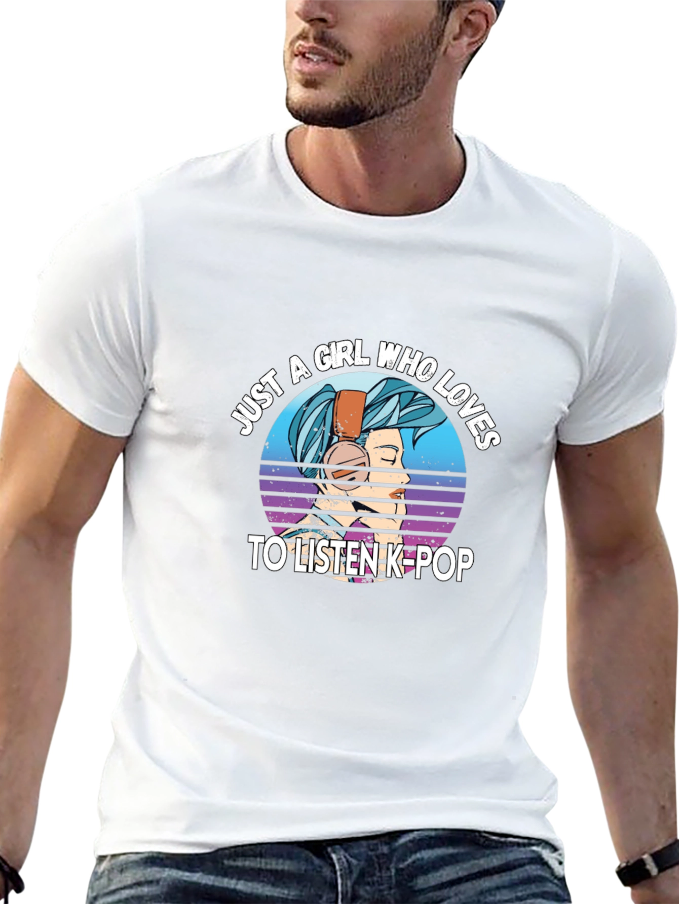 K-Pop Girls Graphic Tee - Stylish Music Lover T-Shirt