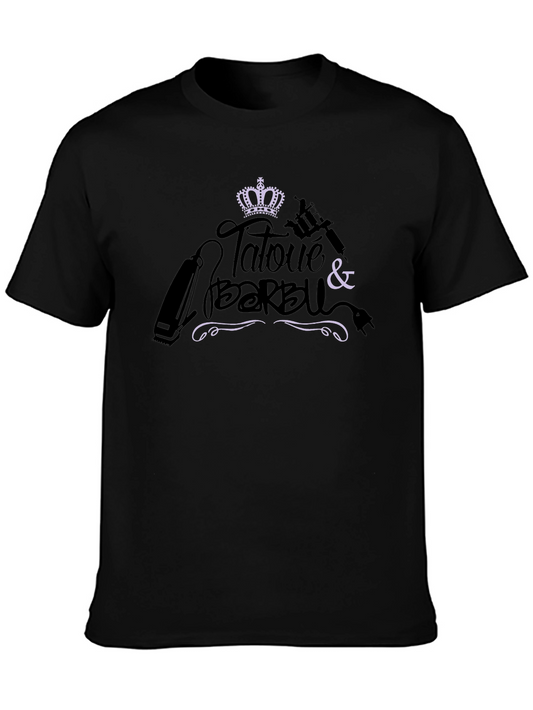 Tattooed & Bearded Crown Graphic Tee