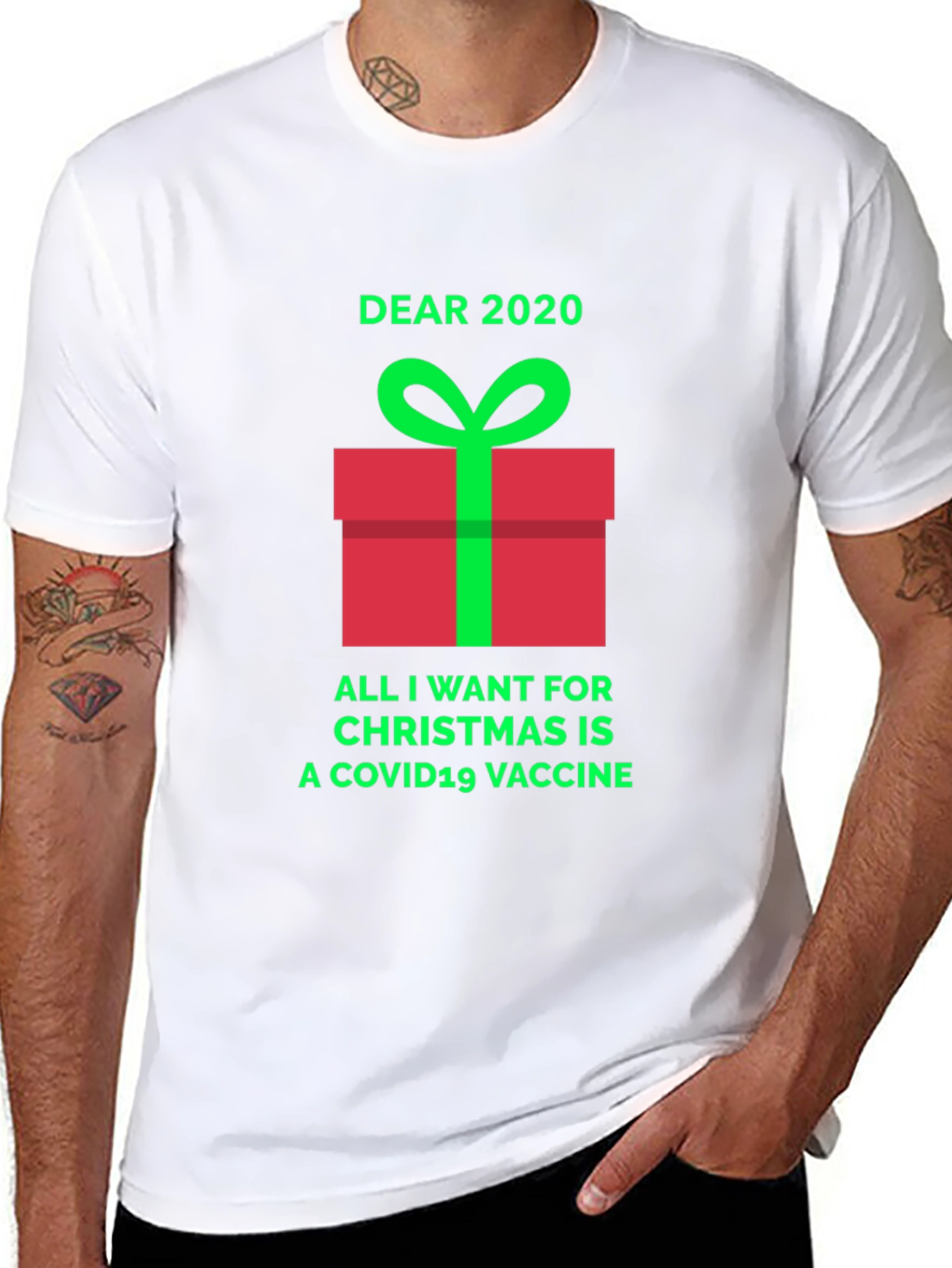 Dear 2020 COVID Vaccine Christmas T-Shirt