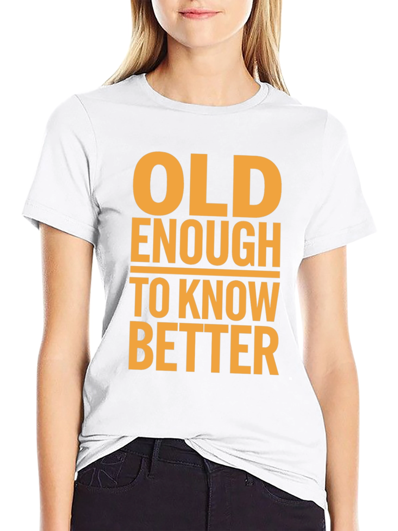 Old Enough to Know Better Graphic Tee - Black