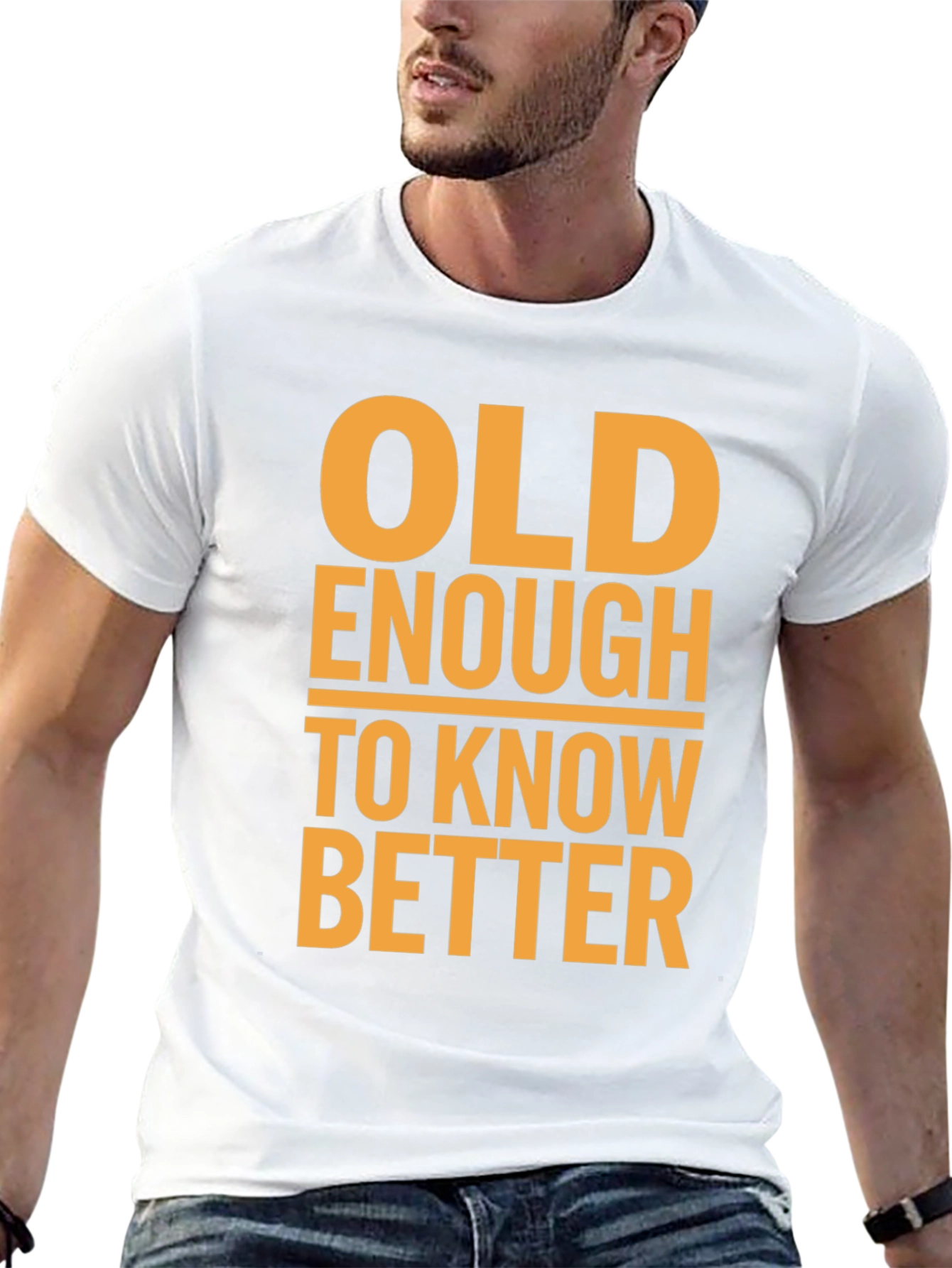 Old Enough to Know Better Graphic Tee - Black