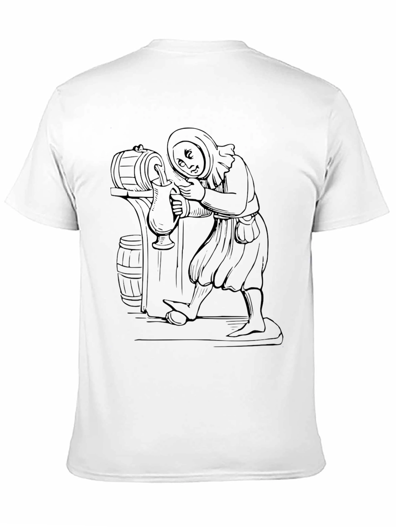 Monk Pouring Drink T-Shirt