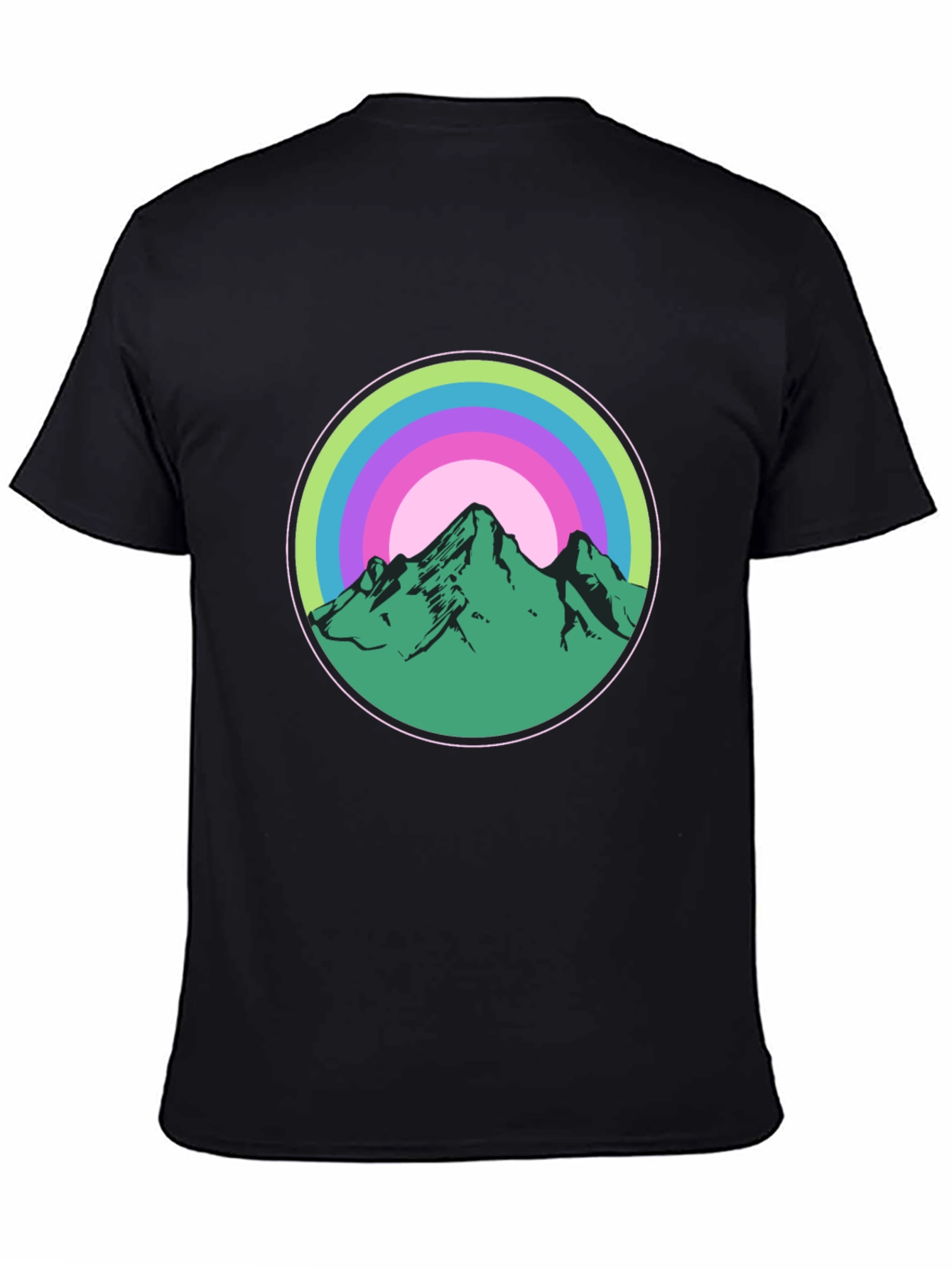 Mountain Circle Graphic Tee