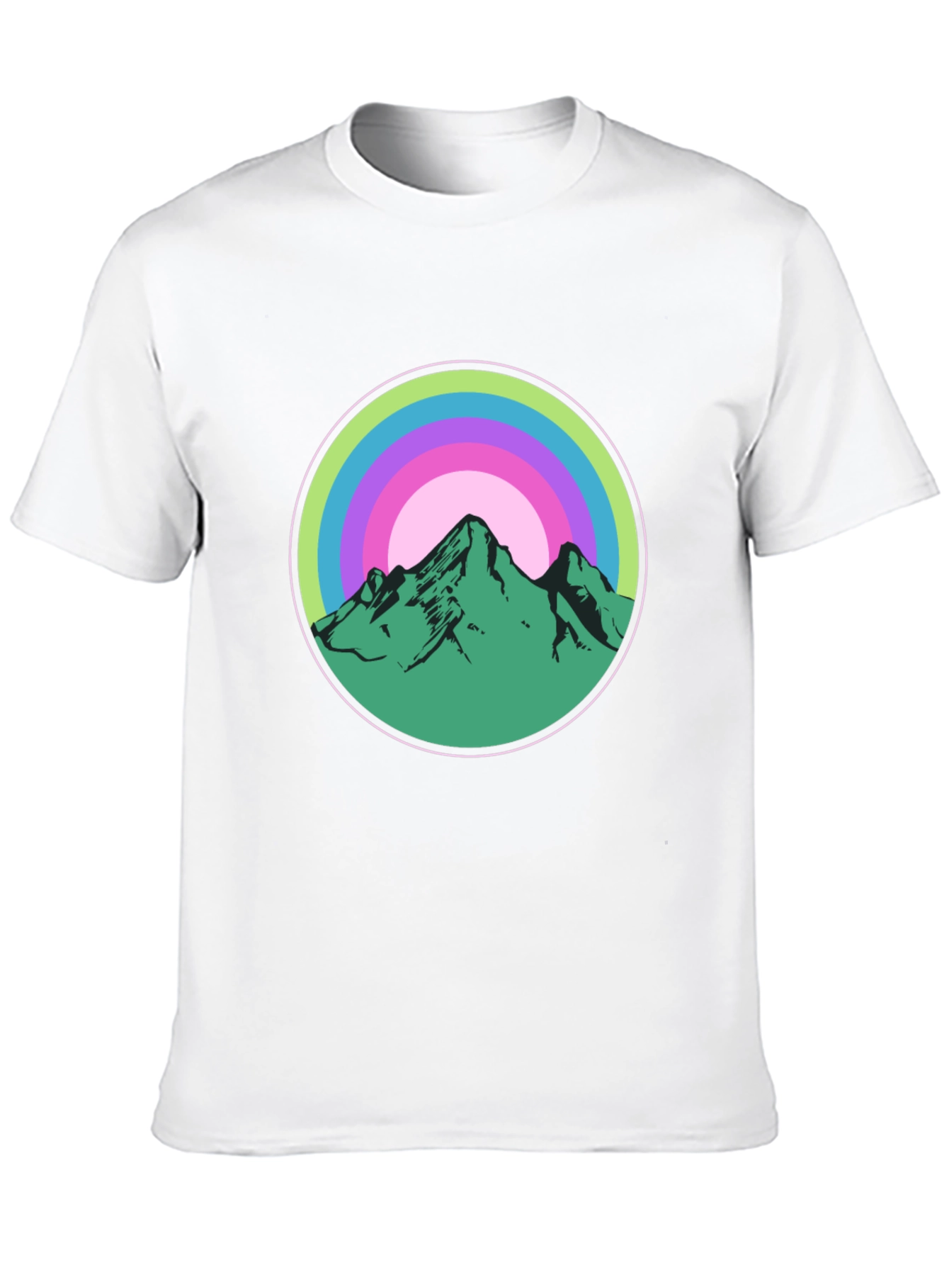 Mountain Circle Graphic Tee