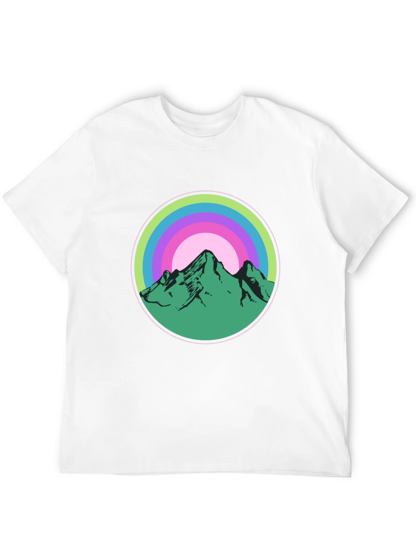 Mountain Circle Graphic Tee