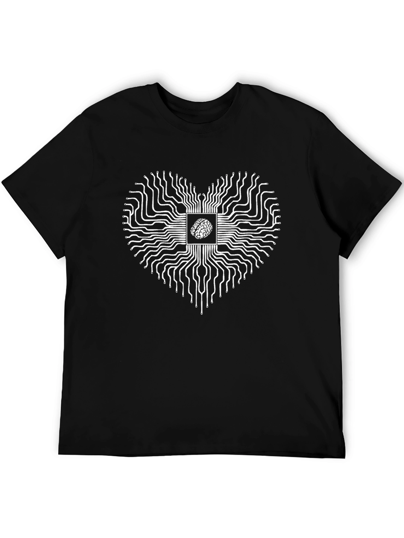 Brain Heart Circuit Board T-Shirt