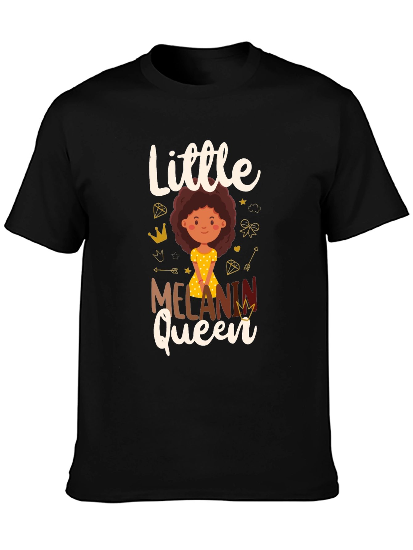 Little Melanin Queen Graphic T-Shirt