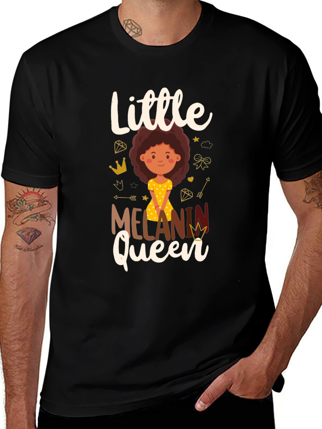 Little Melanin Queen Graphic T-Shirt
