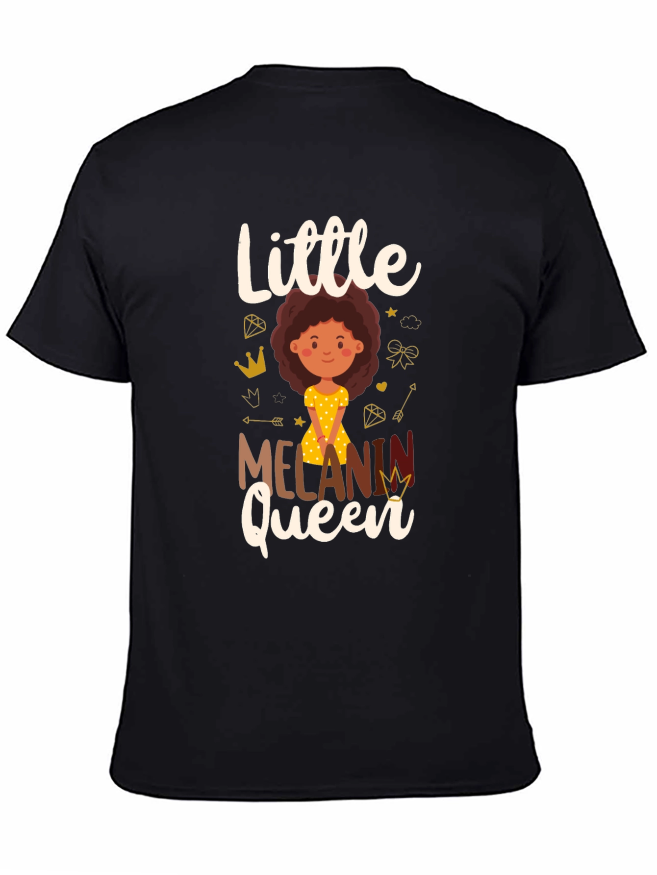 Little Melanin Queen Graphic T-Shirt