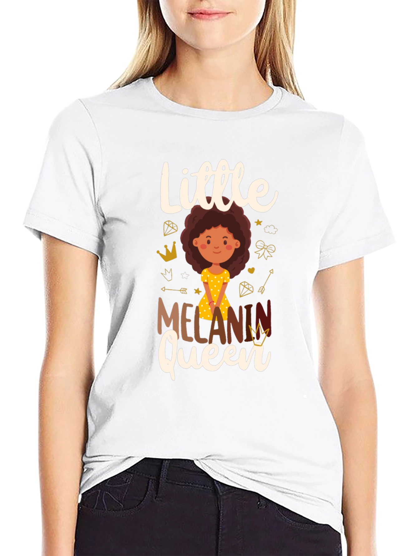 Little Melanin Queen Graphic T-Shirt