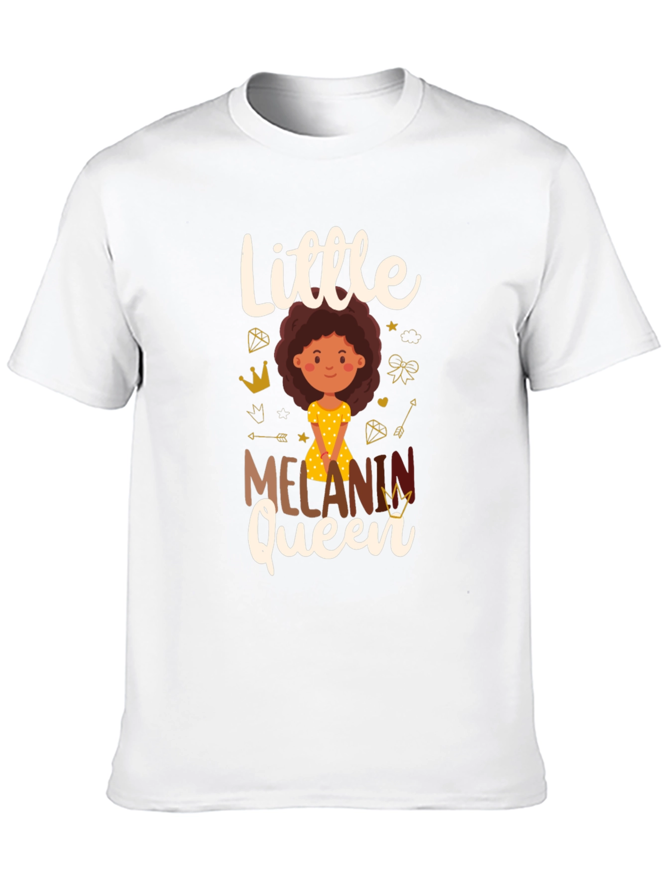 Little Melanin Queen Graphic T-Shirt