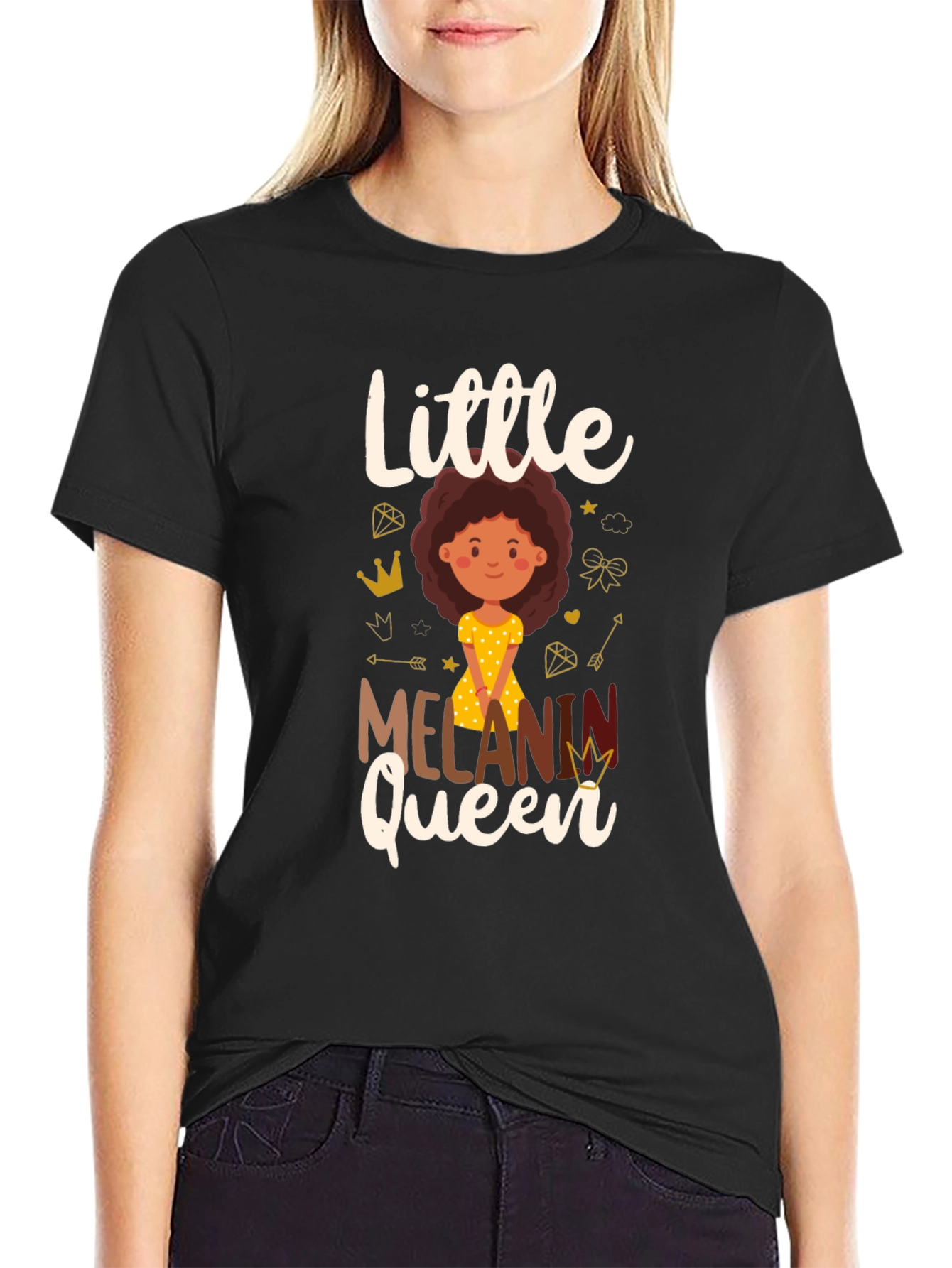 Little Melanin Queen Graphic T-Shirt