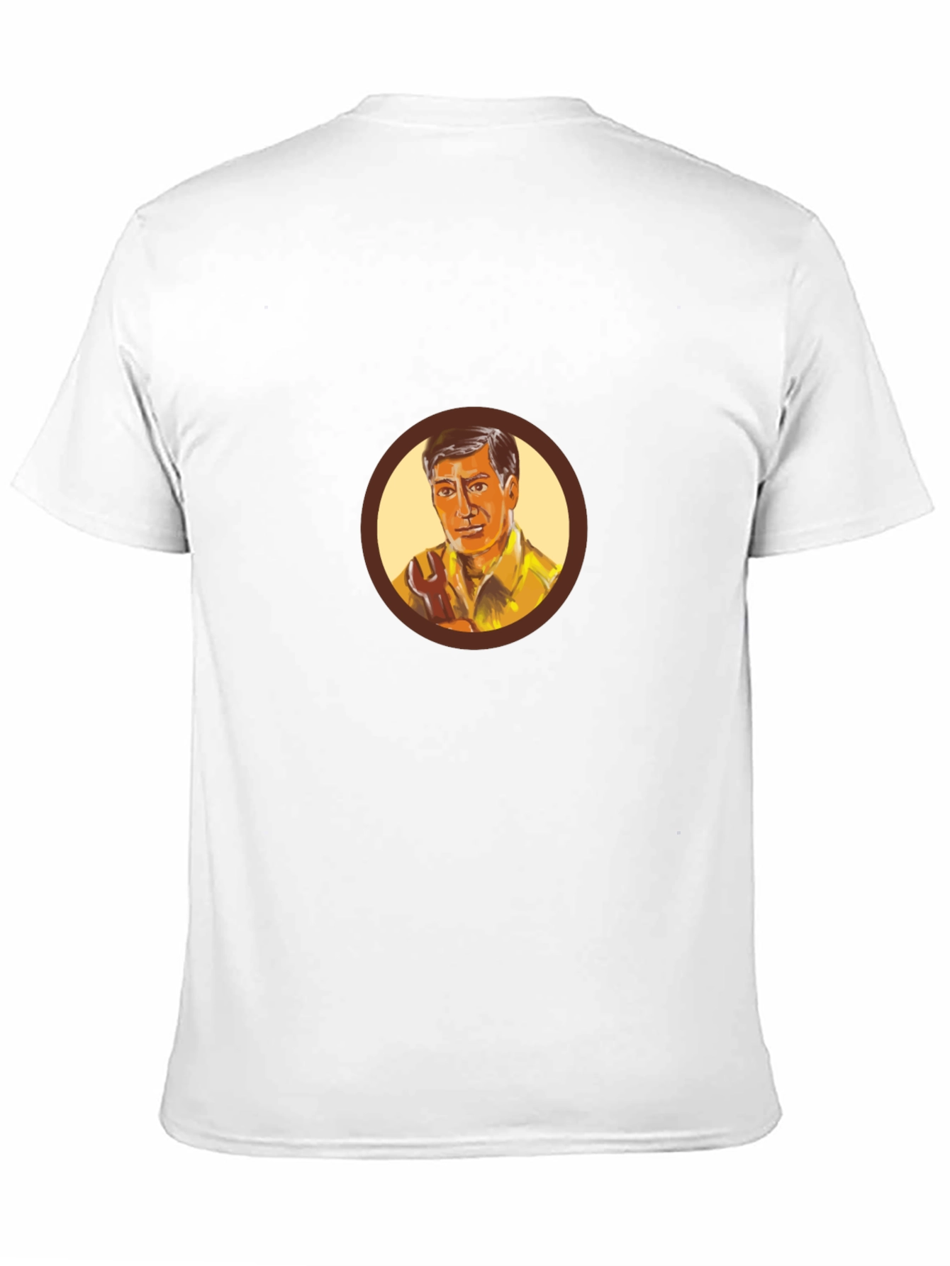 Retro Cartoon Man Graphic Black T-Shirt