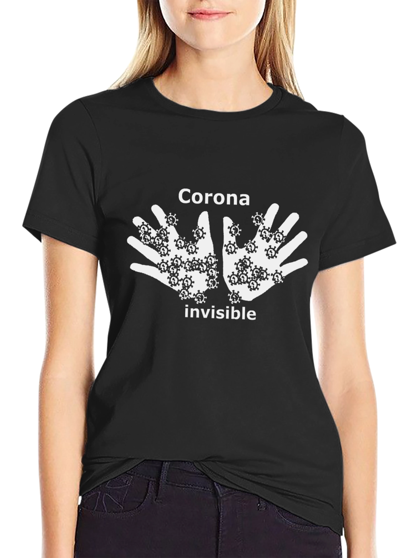Corona Invisible Graphic Tee