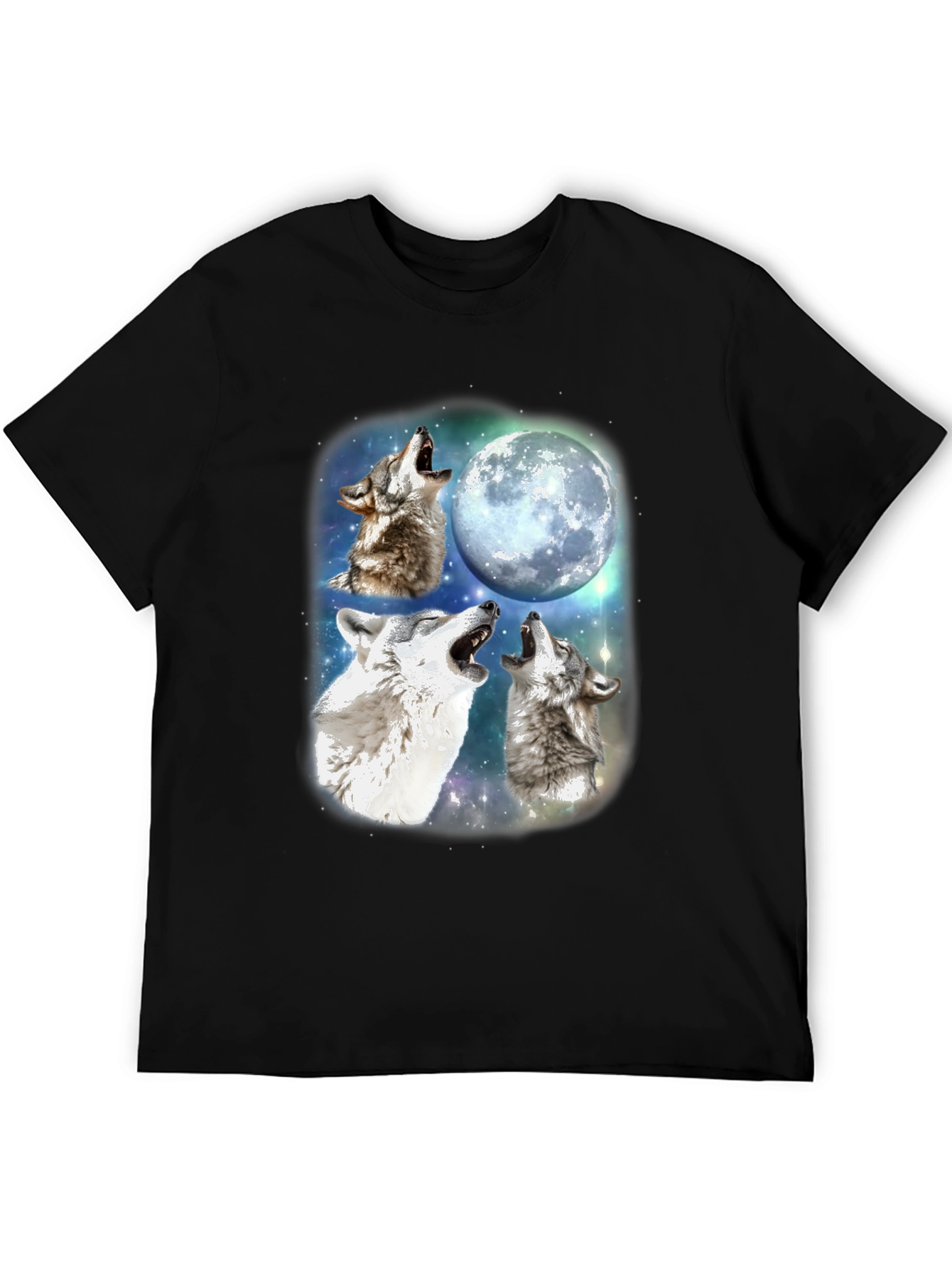 Three Wolf Moon T-Shirt - Black