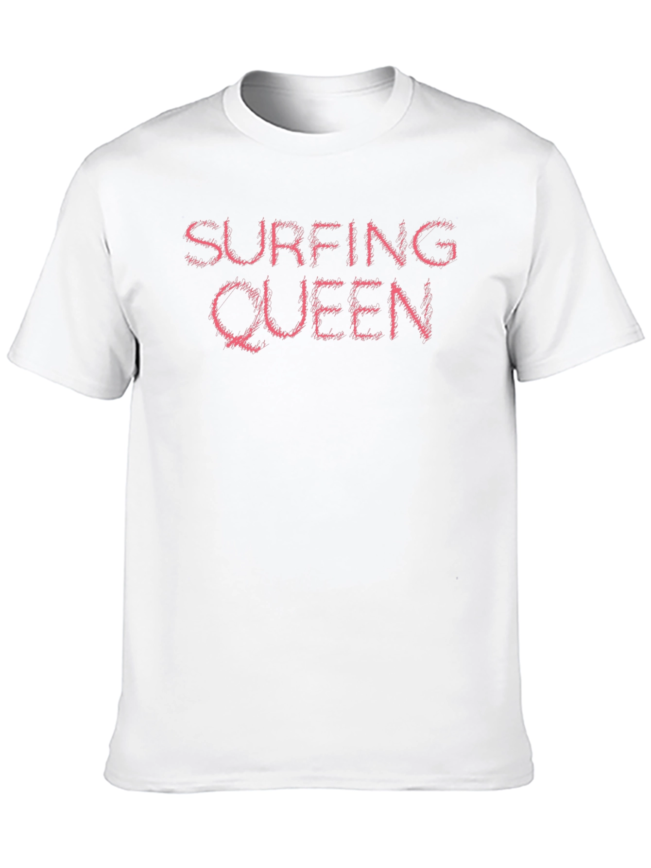Surfing Queen Black T-Shirt