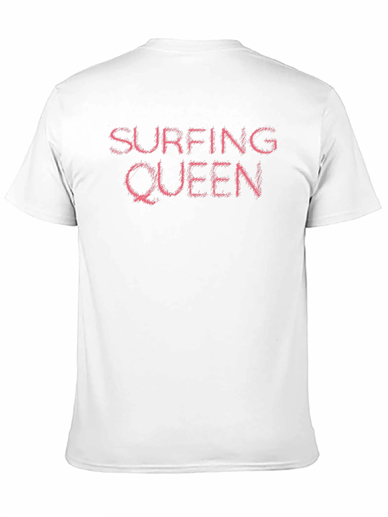 Surfing Queen Black T-Shirt