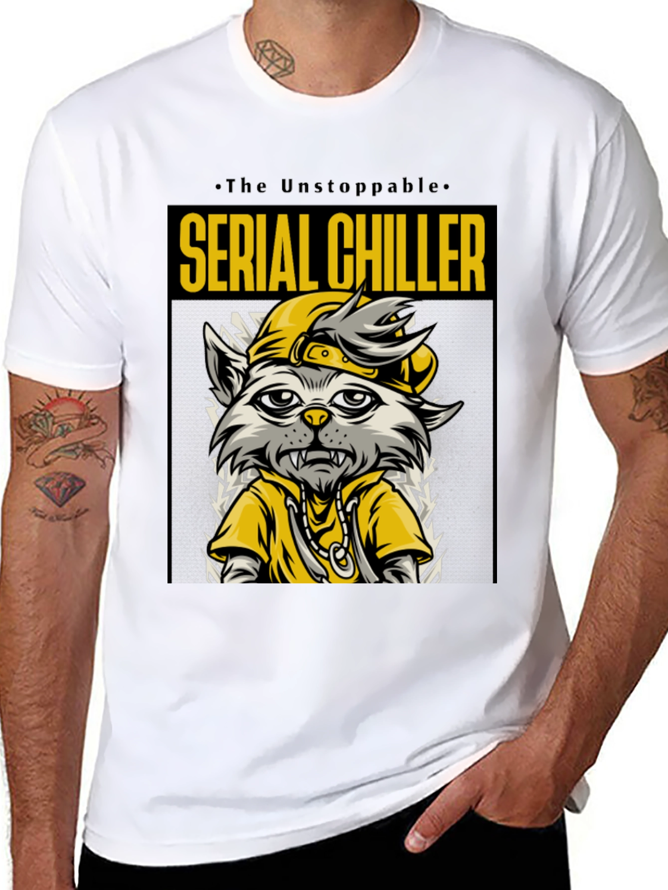 Serial Chiller Graphic T-Shirt - Urban Style