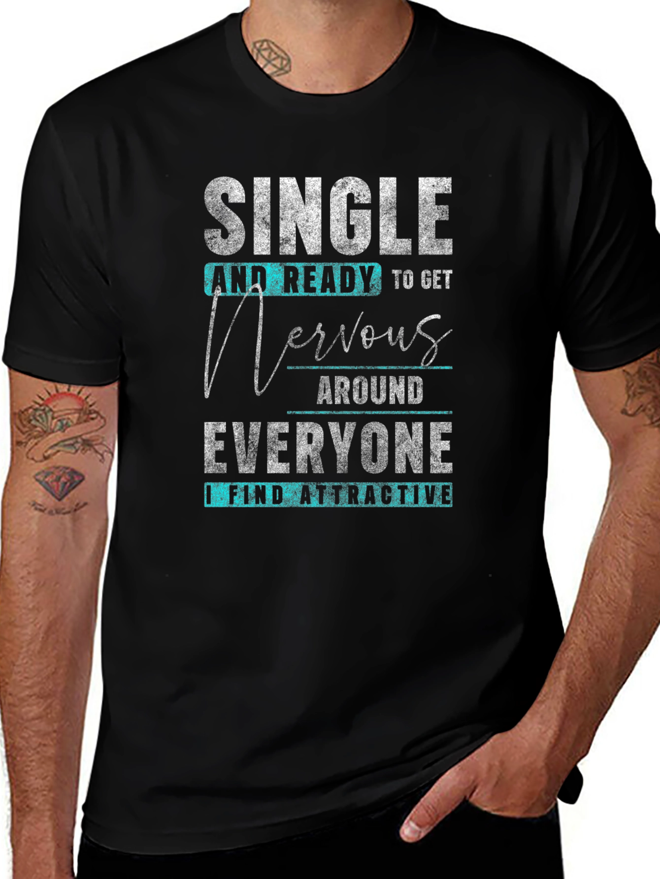 Single & Ready T-Shirt - Funny Dating Tee