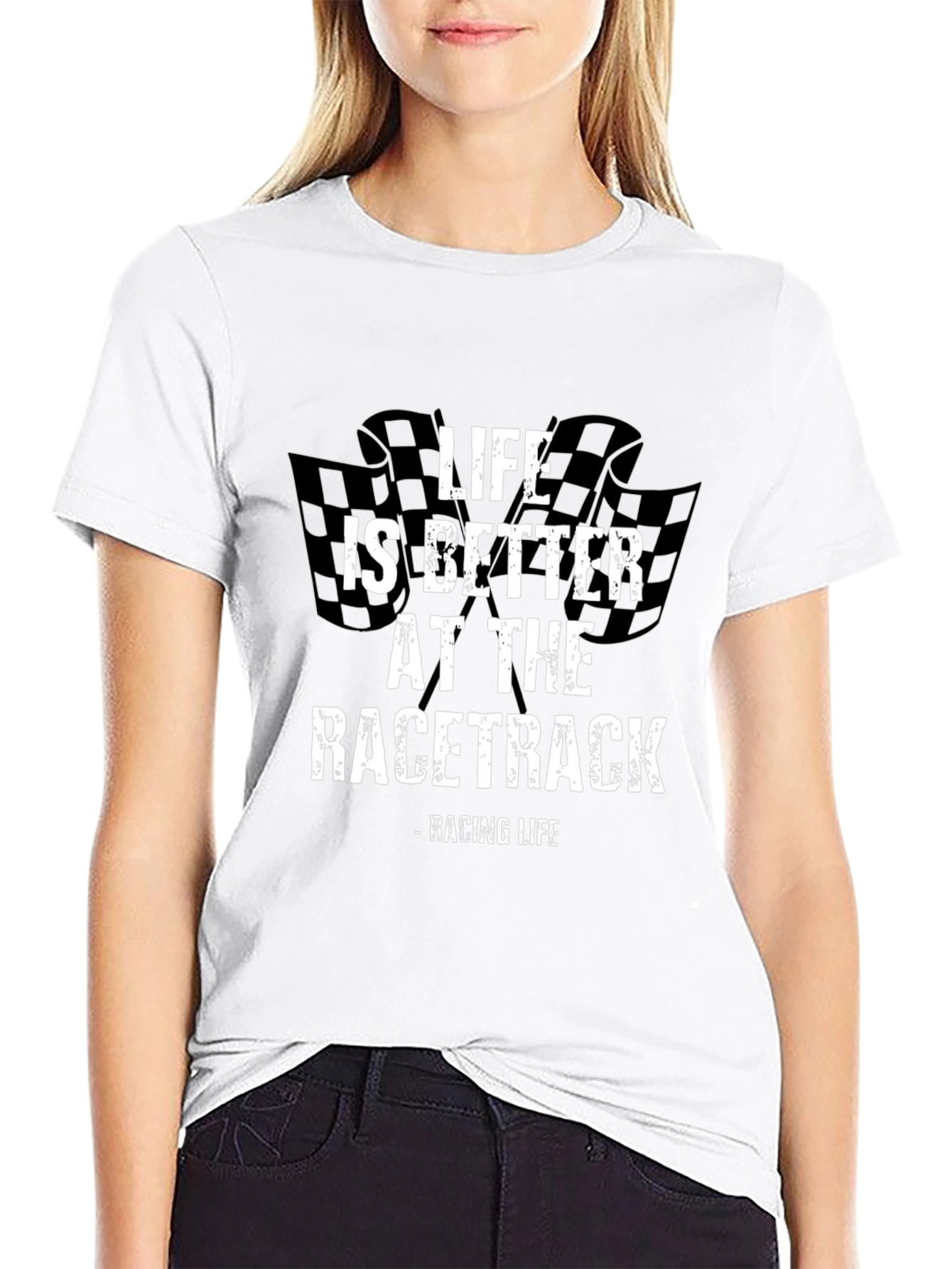 Life is Better at the Racetrack Graphic Tee