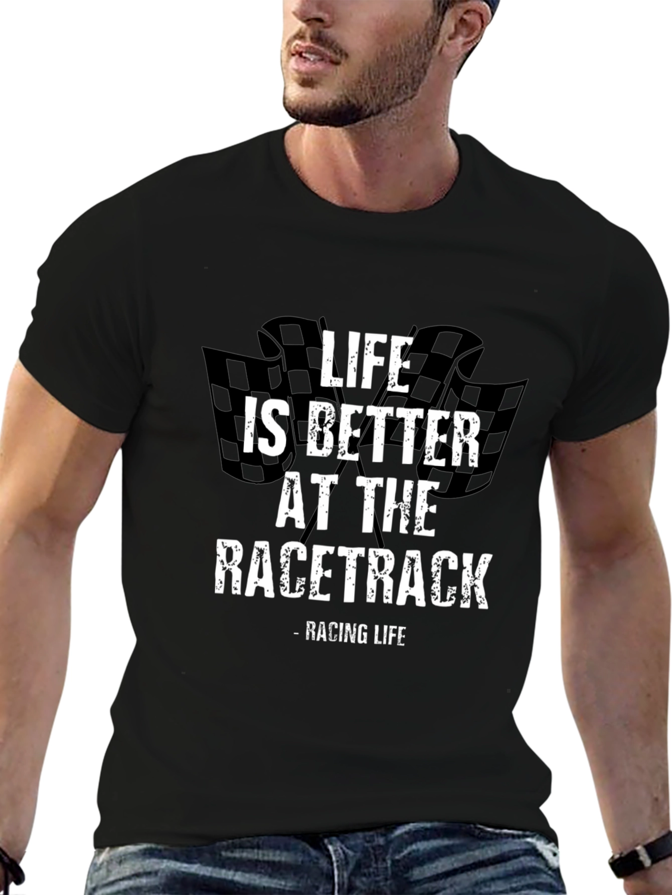 Life is Better at the Racetrack Graphic Tee