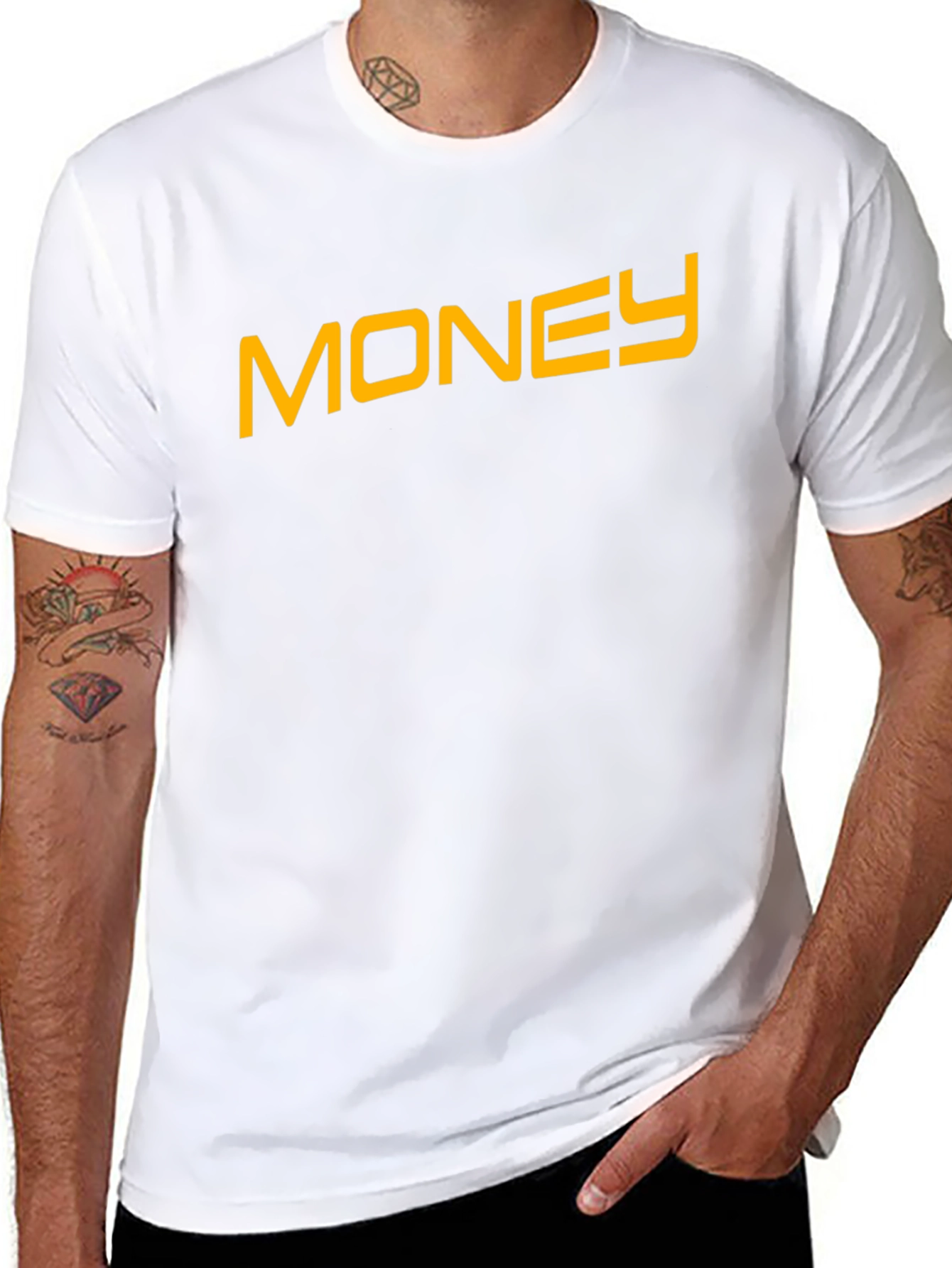 Money Graphic Tee - Stylish Black T-Shirt