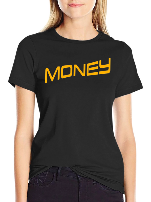 Money Graphic Tee - Stylish Black T-Shirt