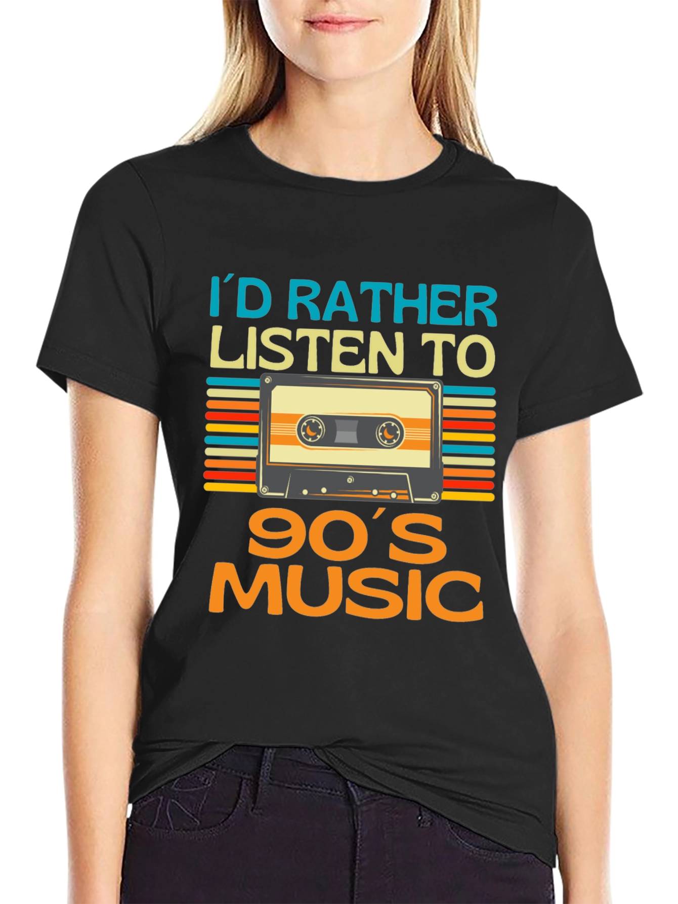 90s Music Cassette T-Shirt - Retro Style