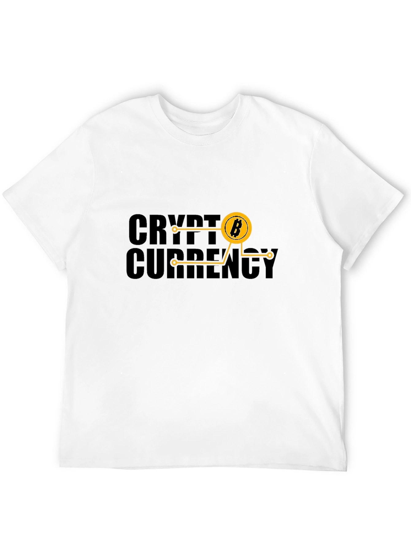 Bitcoin Crypto Currency Black T-Shirt