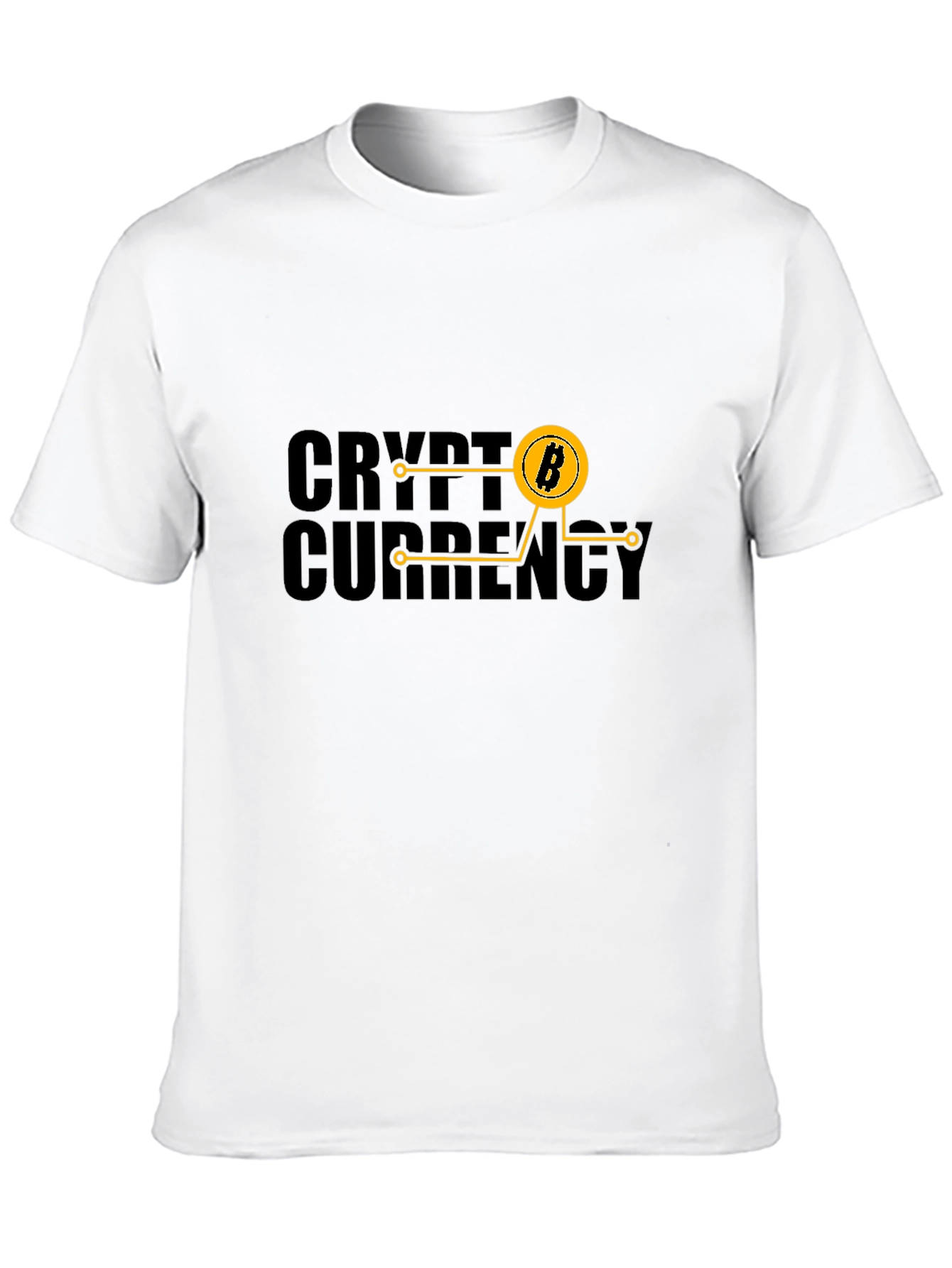 Bitcoin Crypto Currency Black T-Shirt