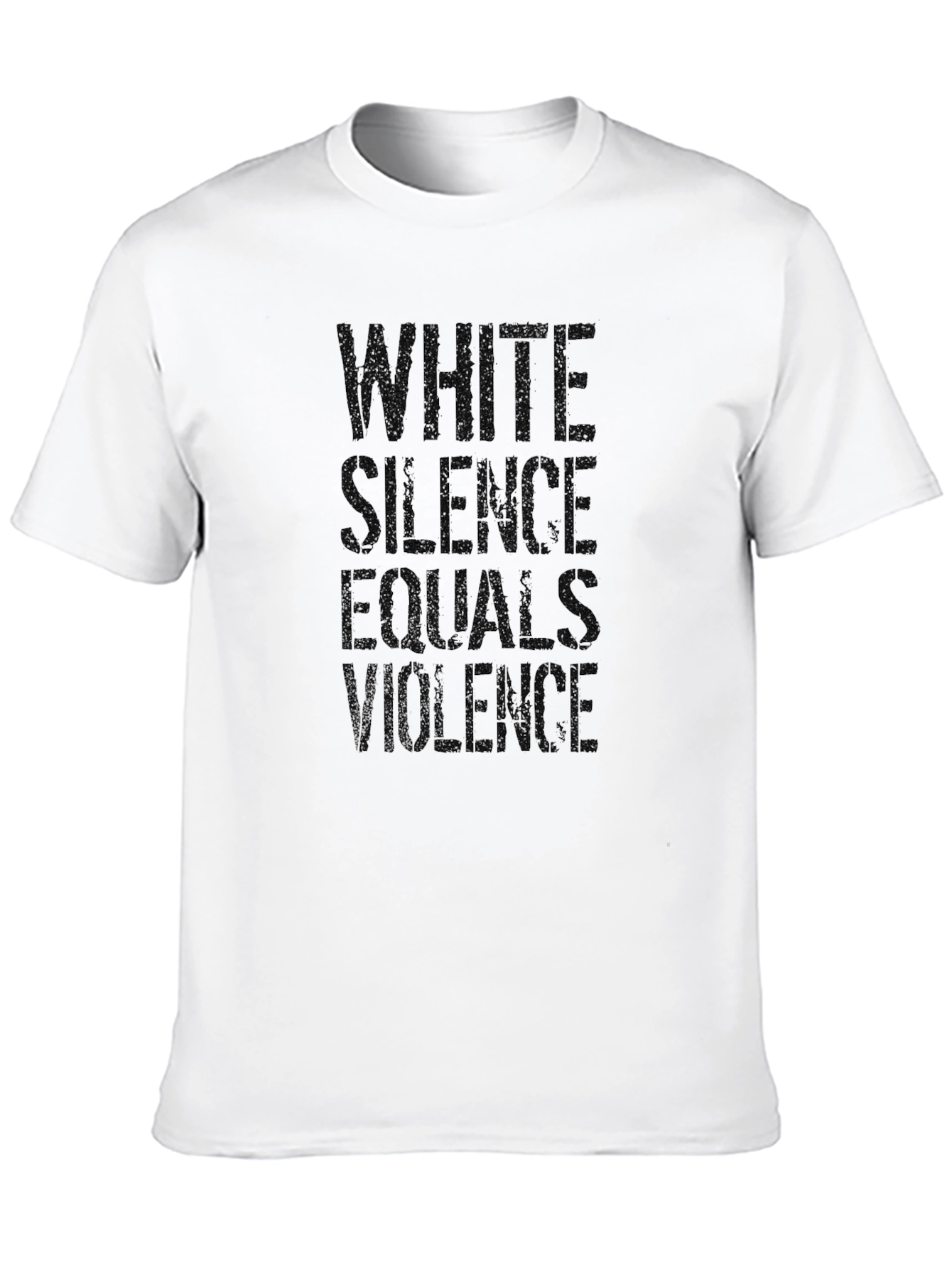 White Silence Equals Violence Graphic Tee