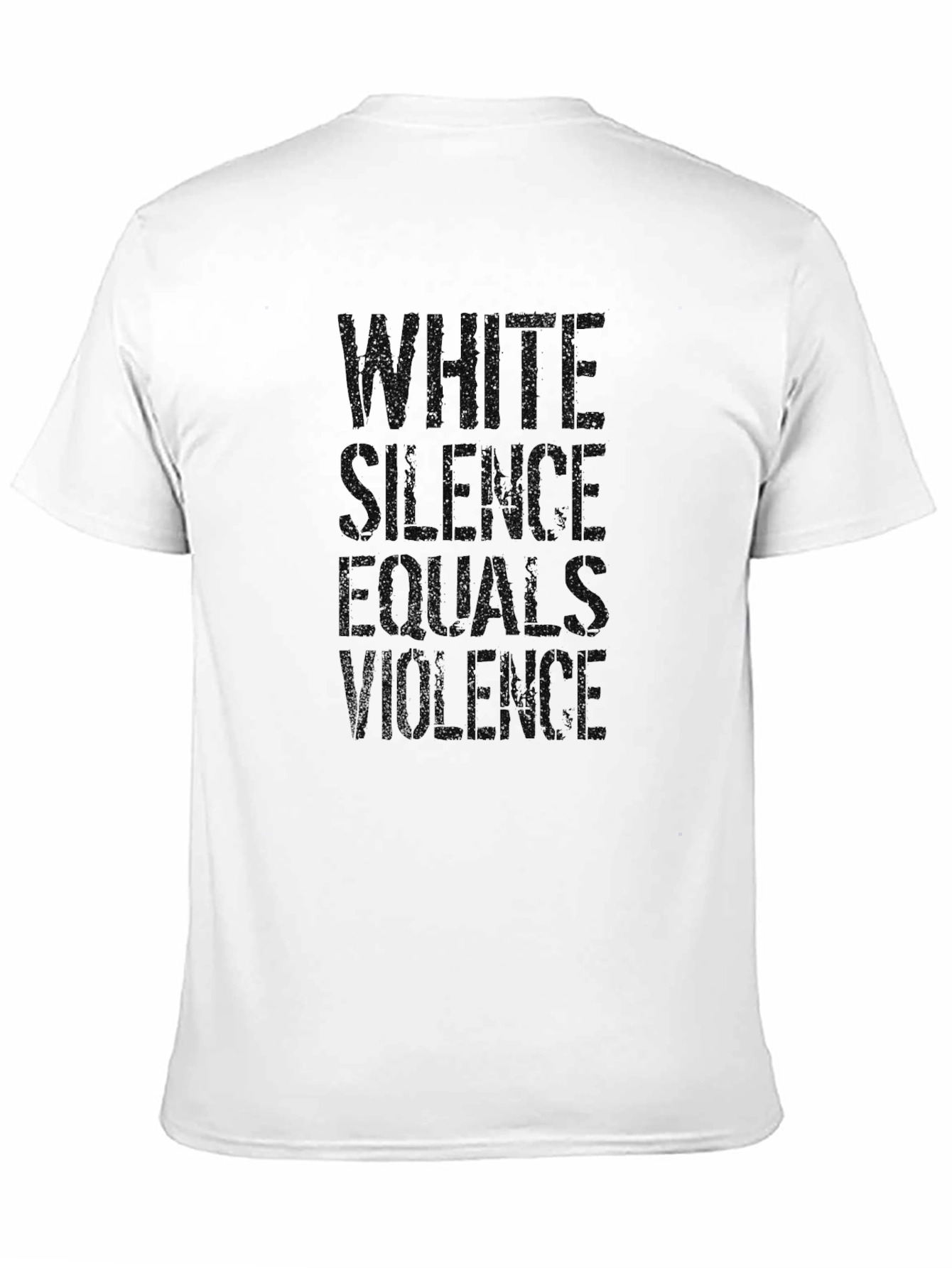 White Silence Equals Violence Graphic Tee