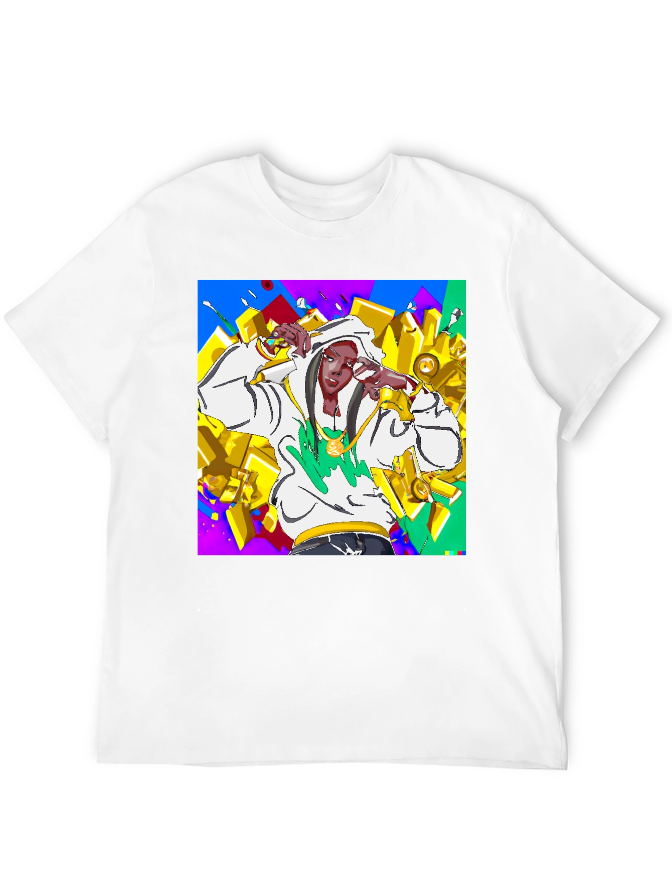 Urban Style Graphic Tee - Animated Character Design
