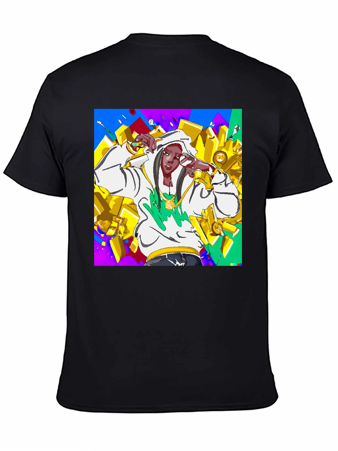 Urban Style Graphic Tee - Animated Character Design