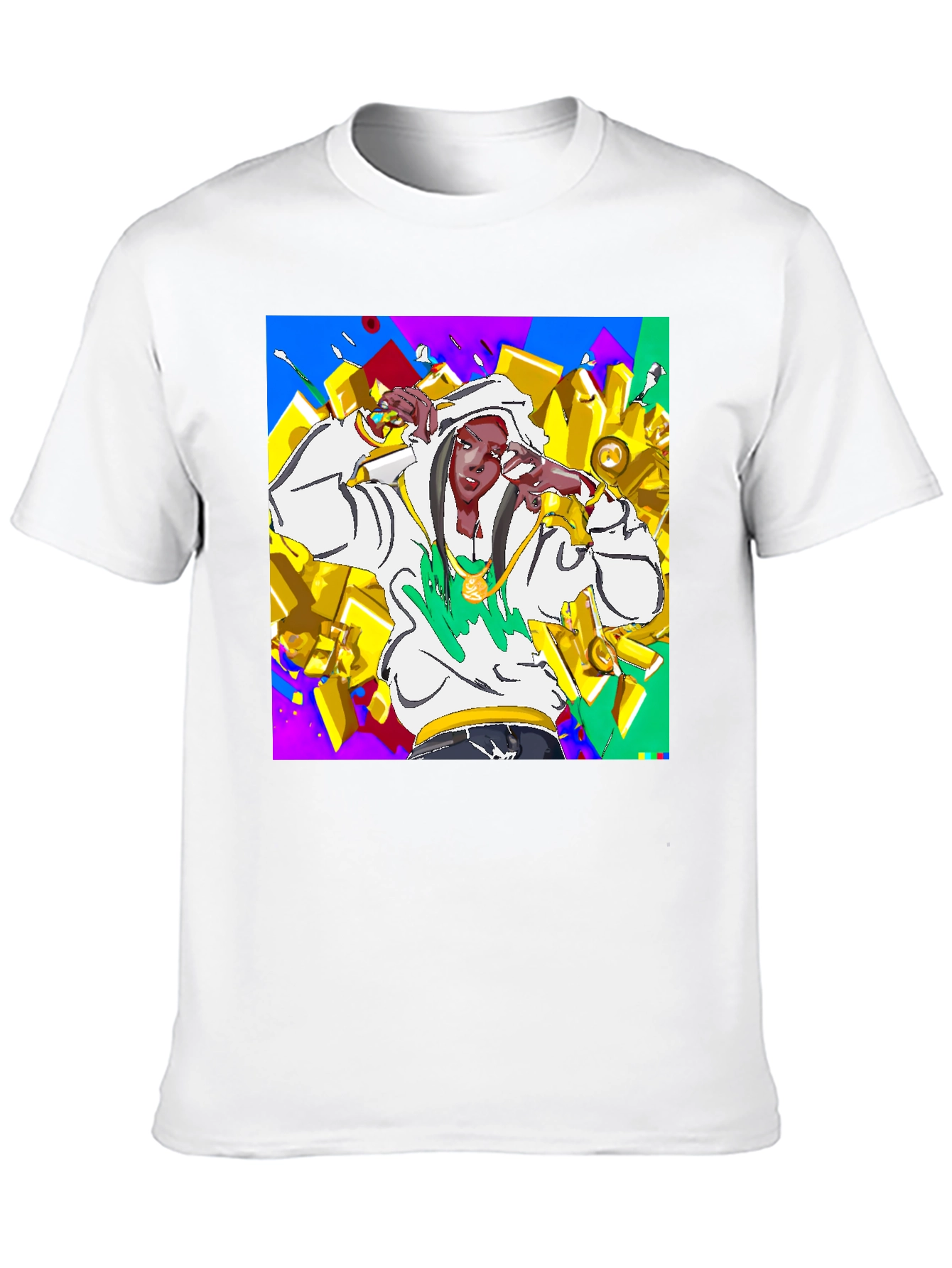 Urban Style Graphic Tee - Animated Character Design