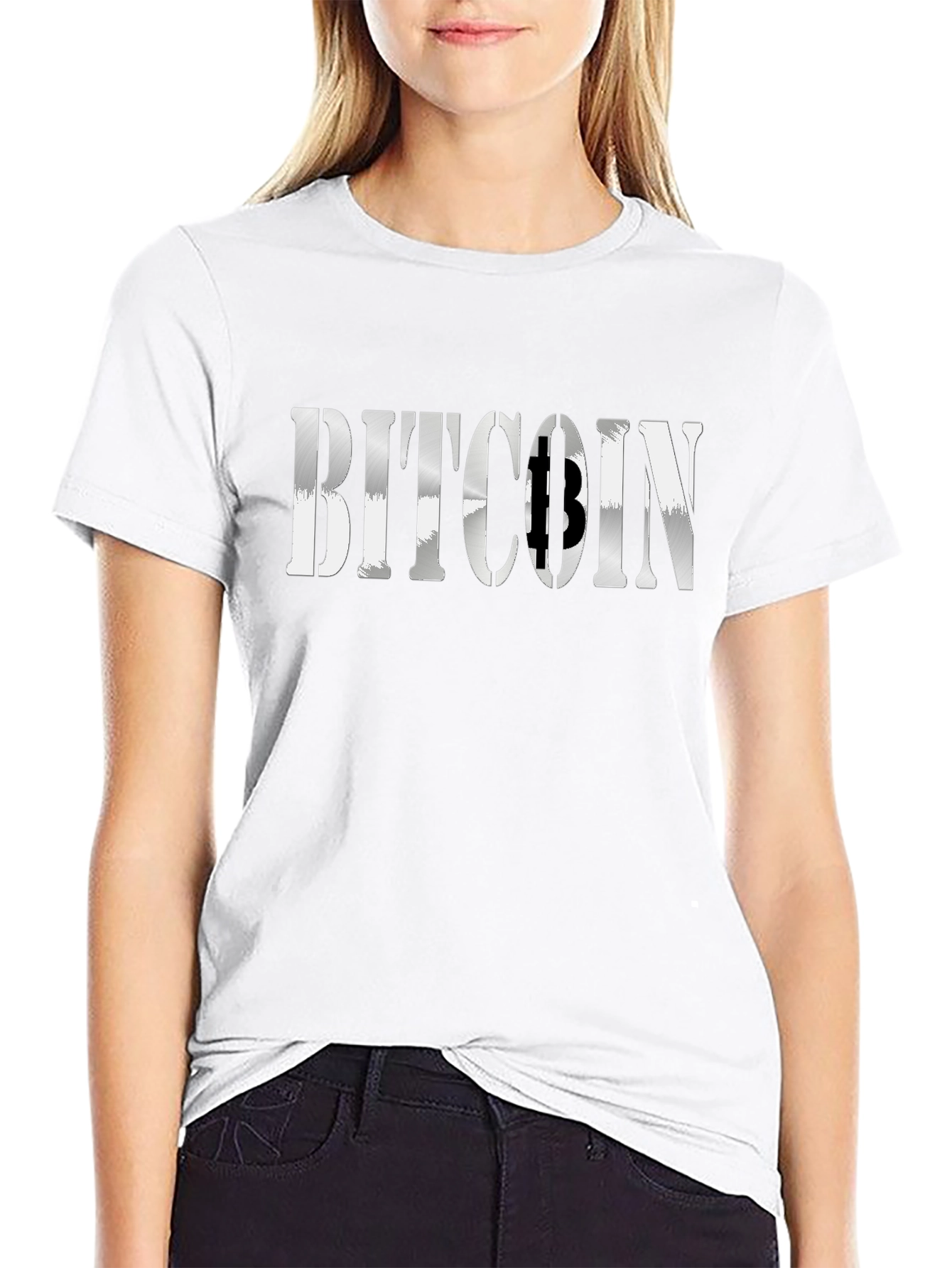 Bitcoin Black Graphic Tee - Crypto Currency Fashion