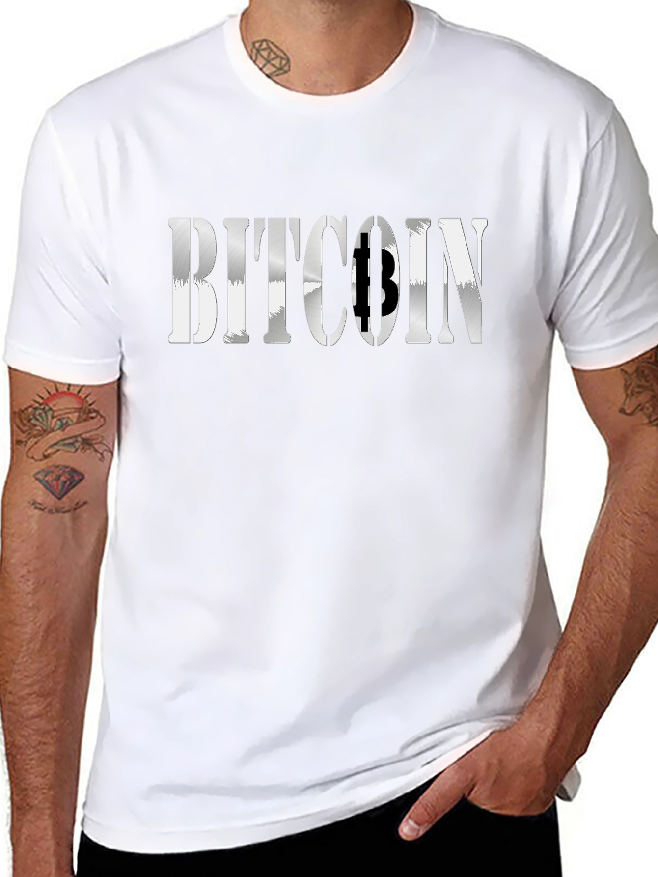 Bitcoin Black Graphic Tee - Crypto Currency Fashion