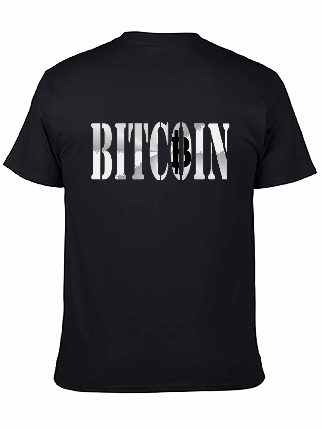 Bitcoin Black Graphic Tee - Crypto Currency Fashion