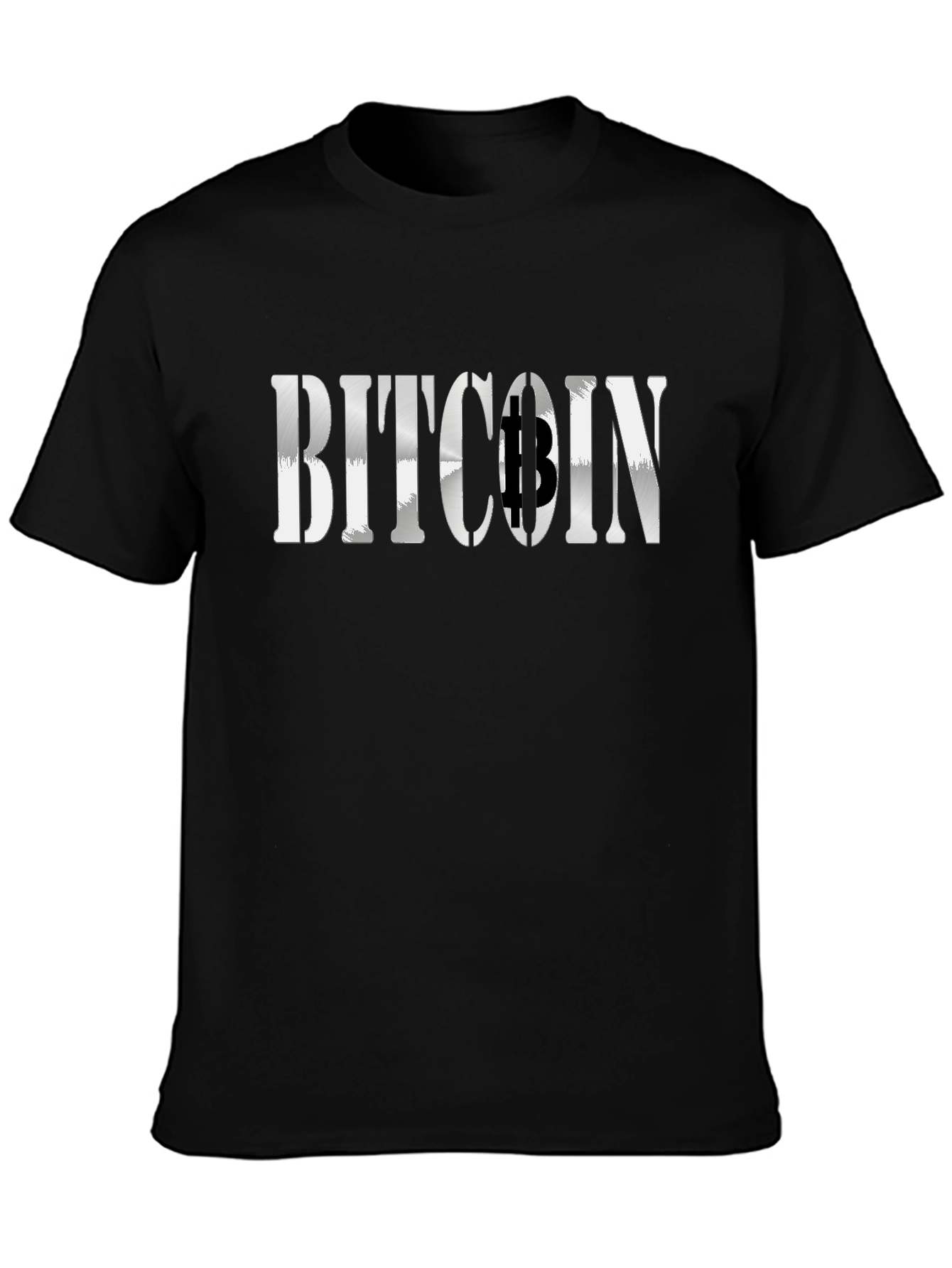 Bitcoin Black Graphic Tee - Crypto Currency Fashion