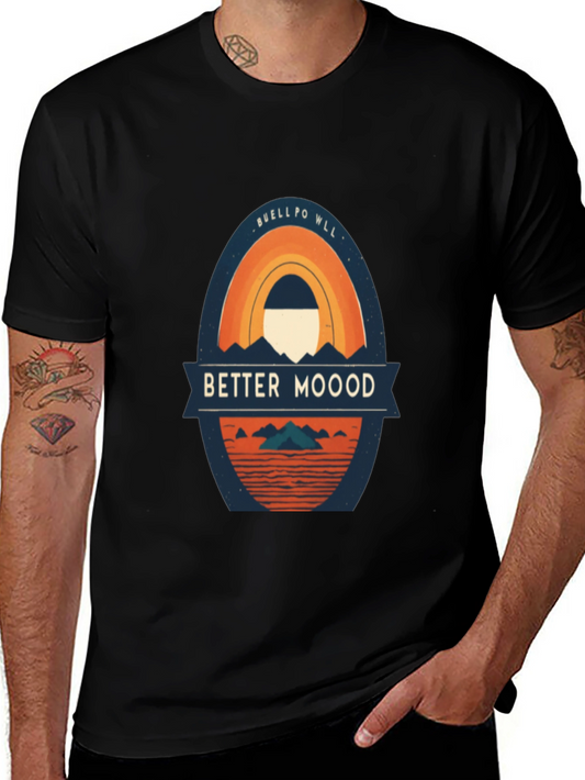 Better Mood Graphic Tee - Mens Black T-Shirt