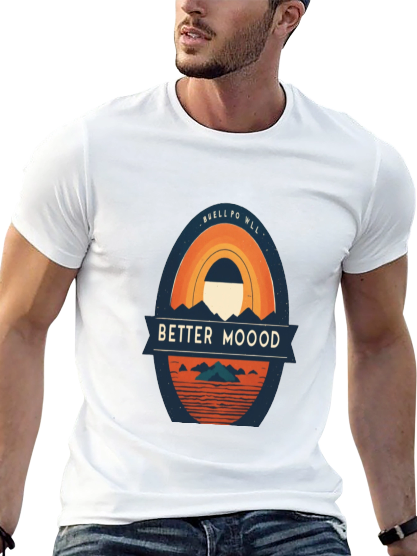 Better Mood Graphic Tee - Mens Black T-Shirt