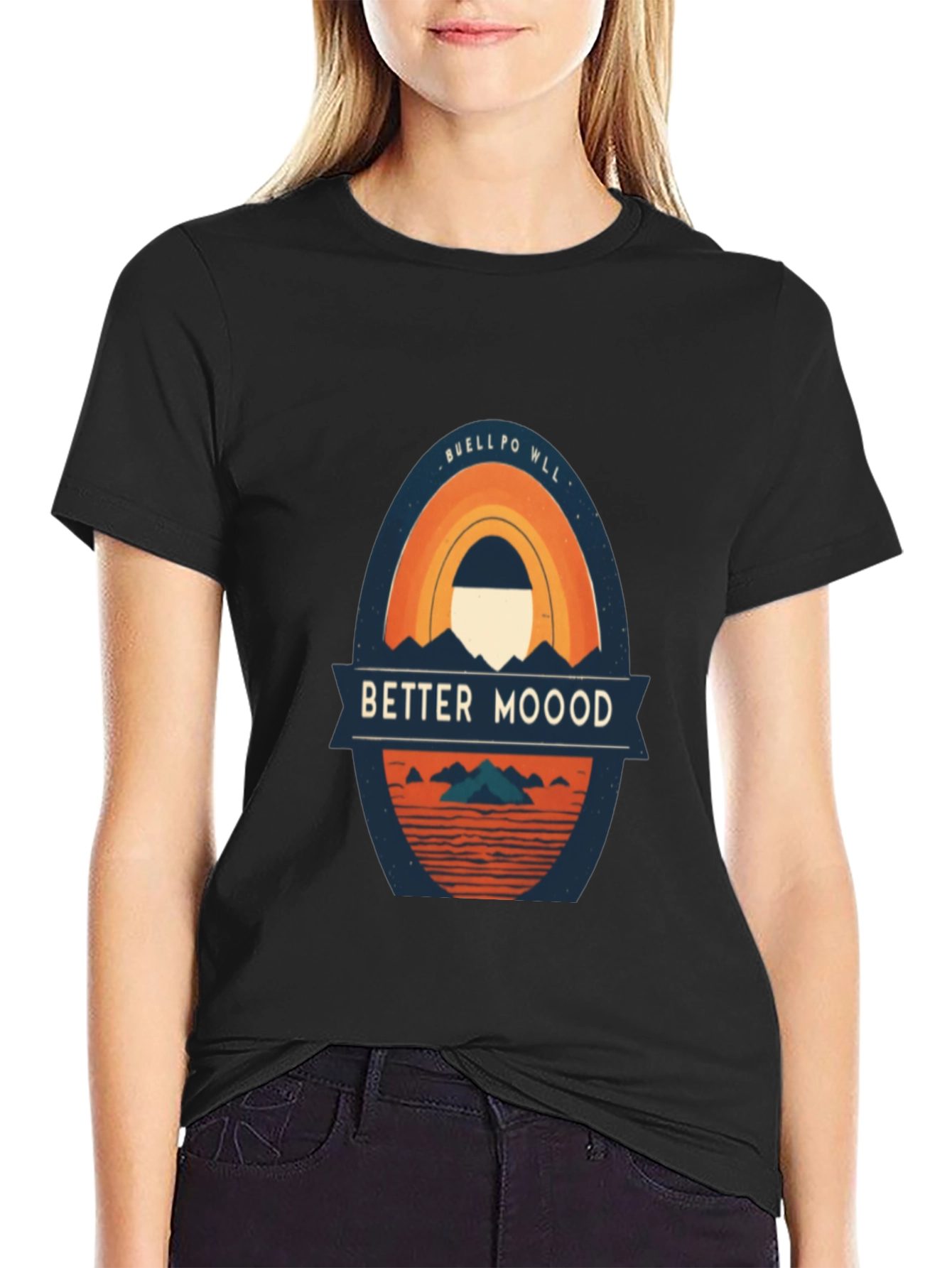 Better Mood Graphic Tee - Mens Black T-Shirt