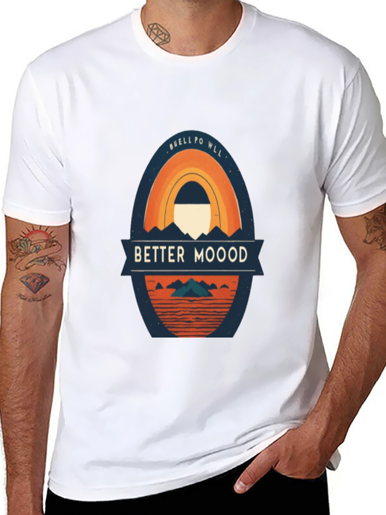 Better Mood Graphic Tee - Mens Black T-Shirt