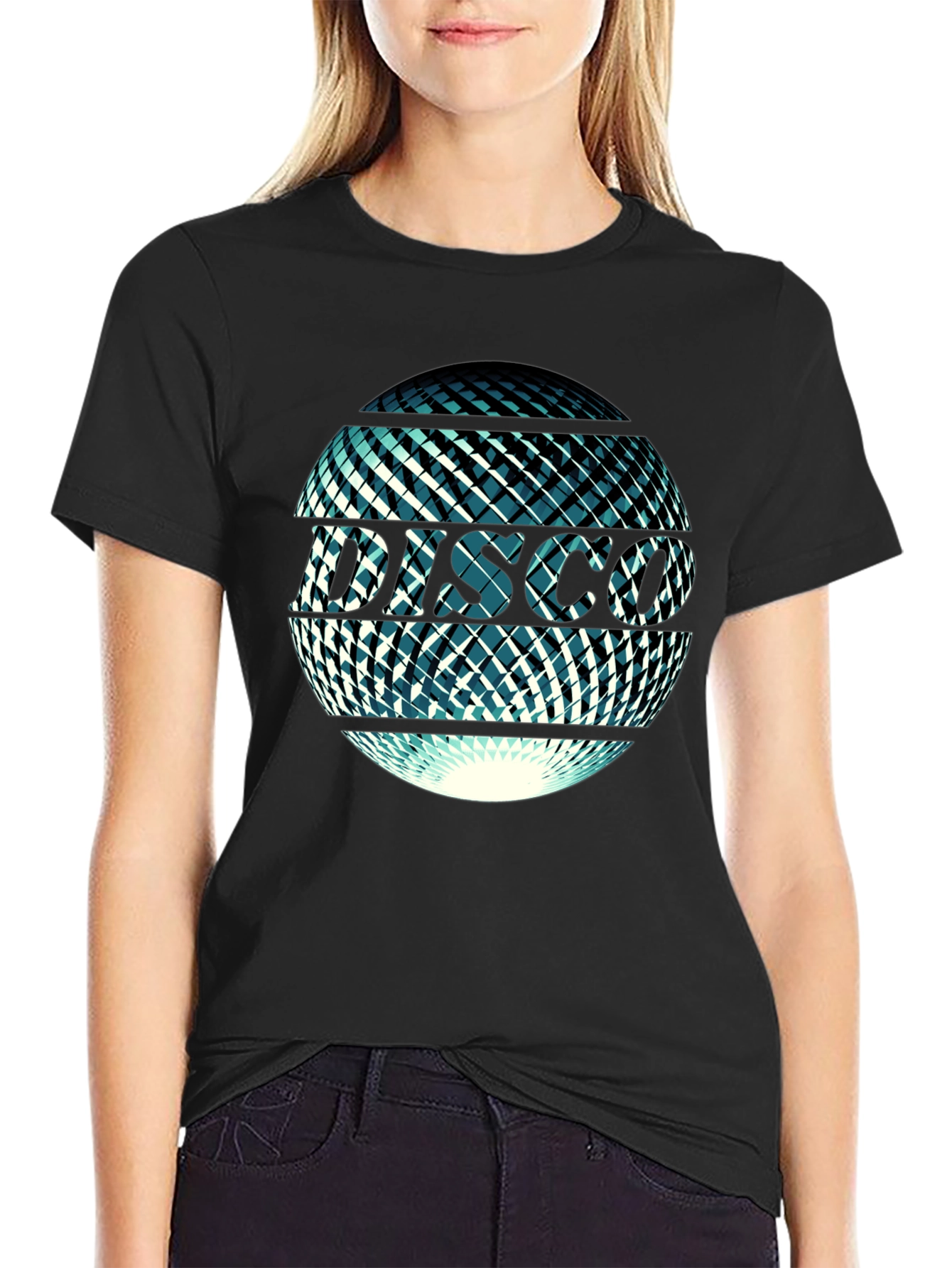 Disco Ball Graphic Tee - Retro Party Vibes